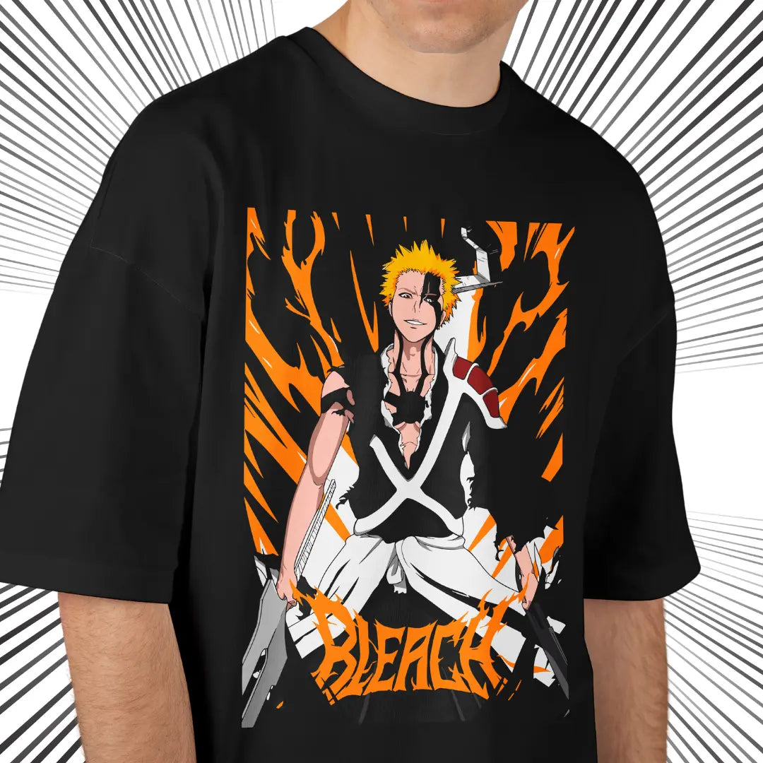 Playera oversize Bleach HOODEE