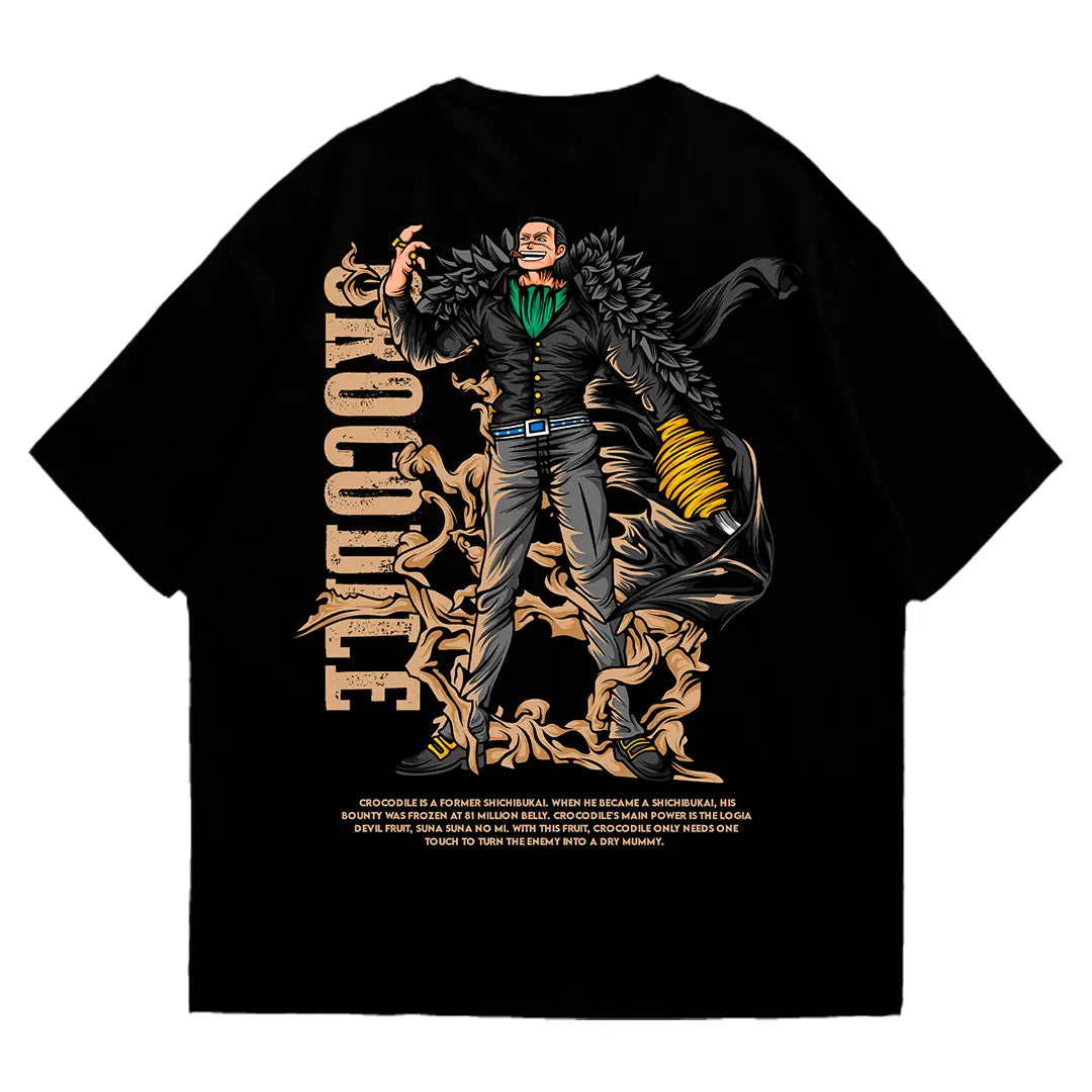 Playera oversize One piece - Crocodile #1 HOODEE