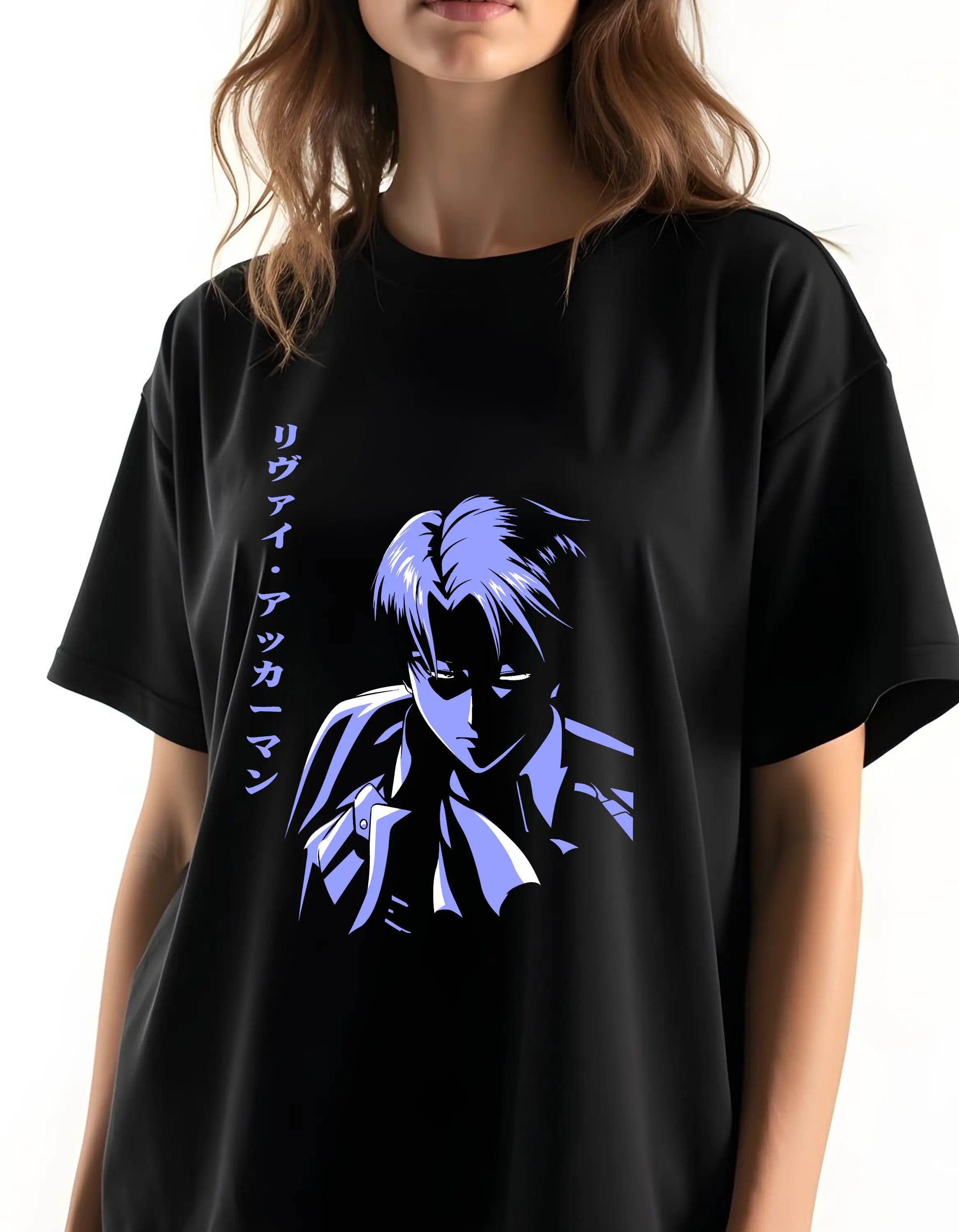 Playera oversize Attack on Titan - Ackerman HOODEE