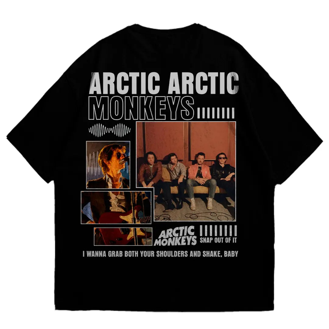 Playera oversize Artic Monkeys #1 HOODEE