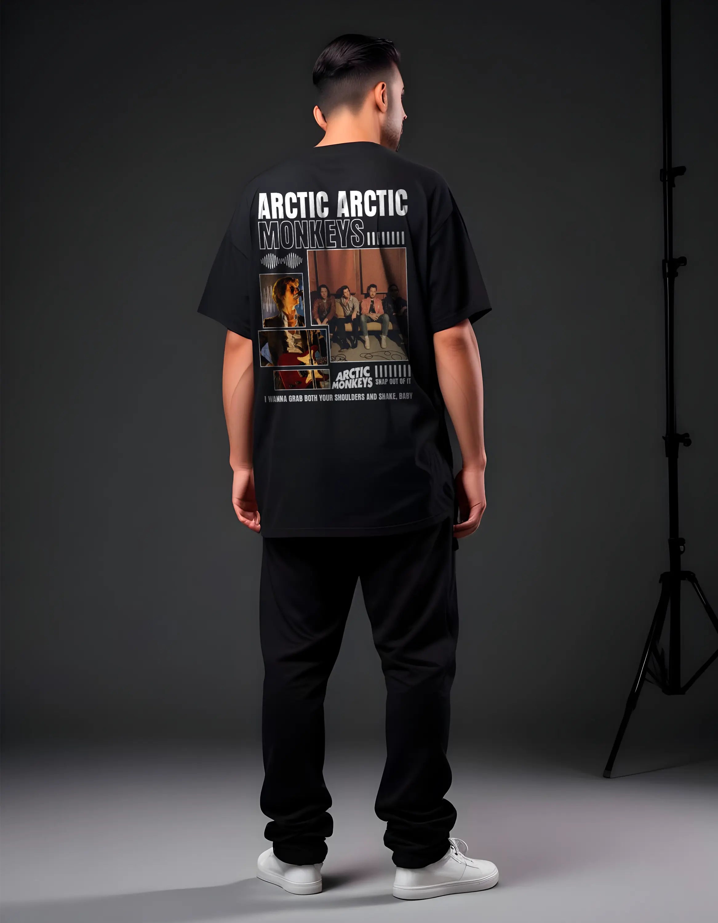 Playera oversize Artic Monkeys #1 HOODEE