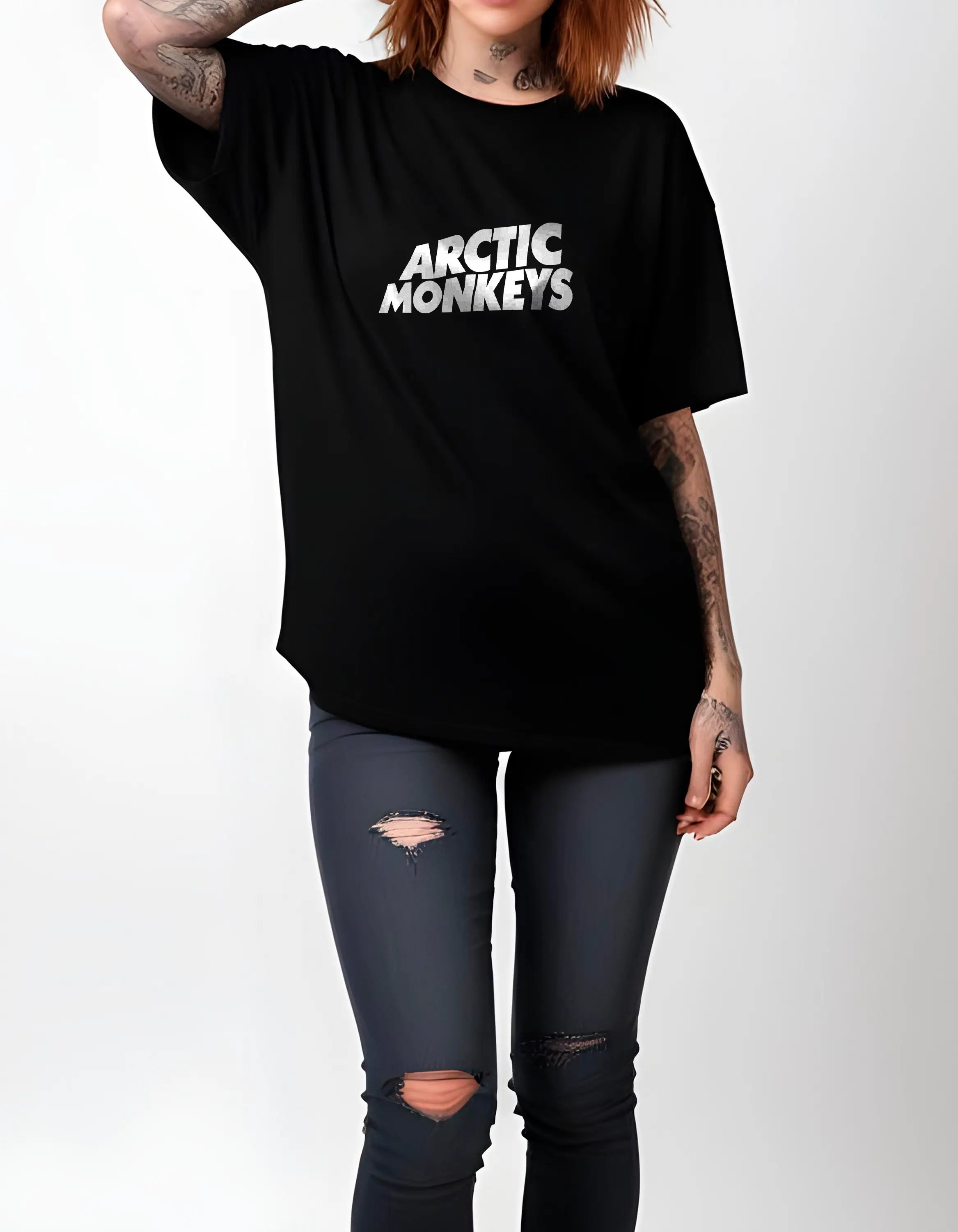 Playera oversize Artic Monkeys #1 HOODEE