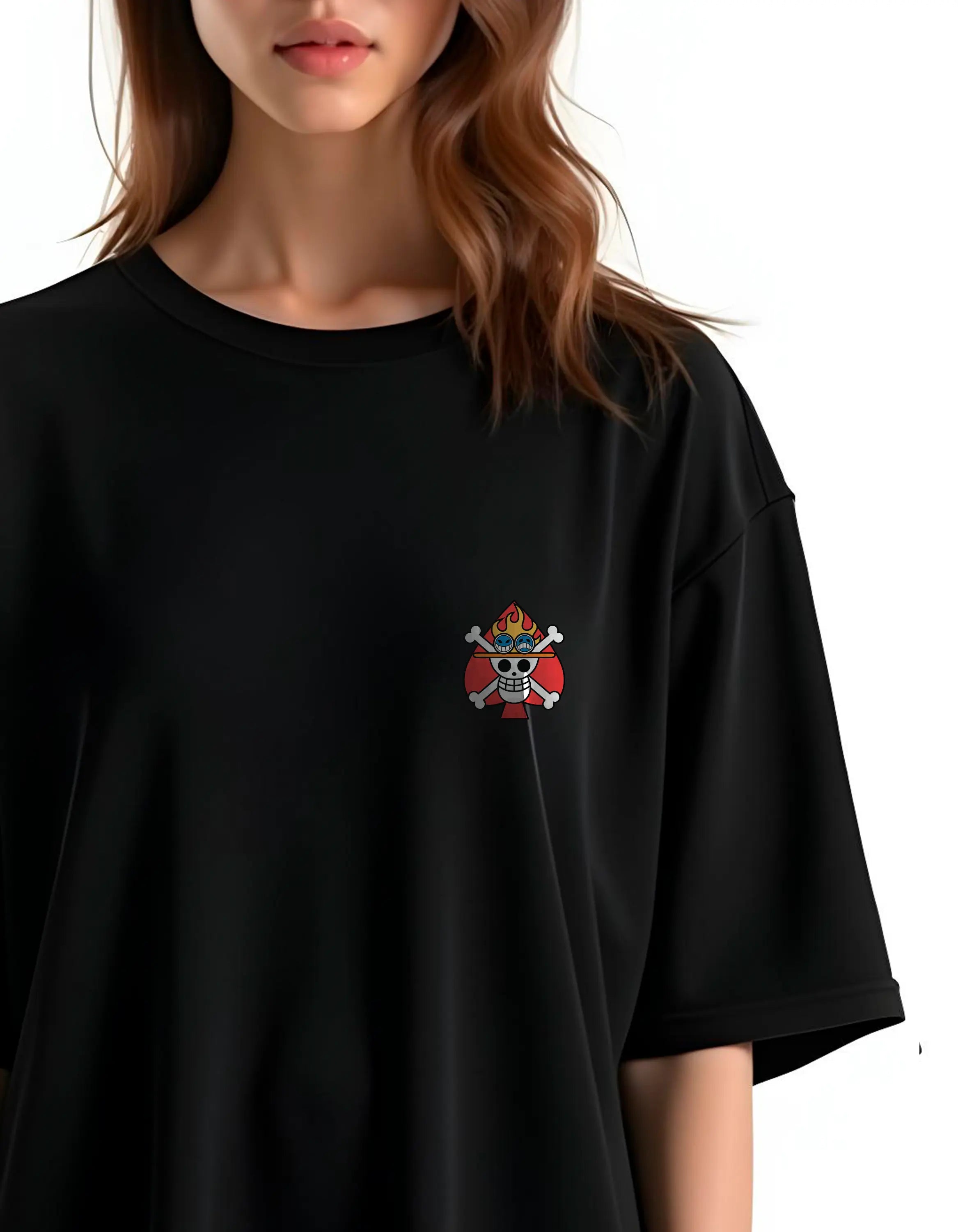 Playera oversize One piece - Ace #1 HOODEE