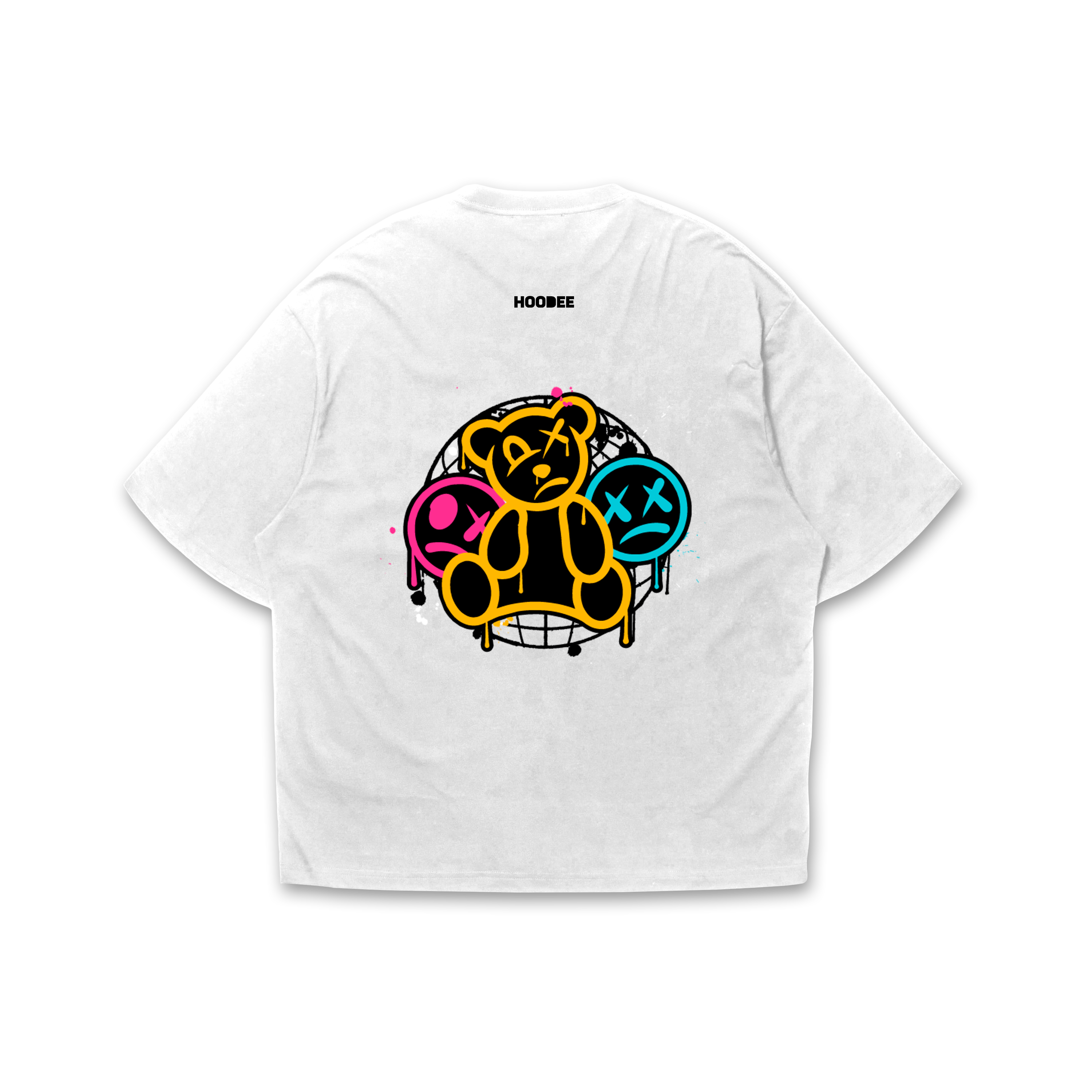 Playera oversize Hello stalkers