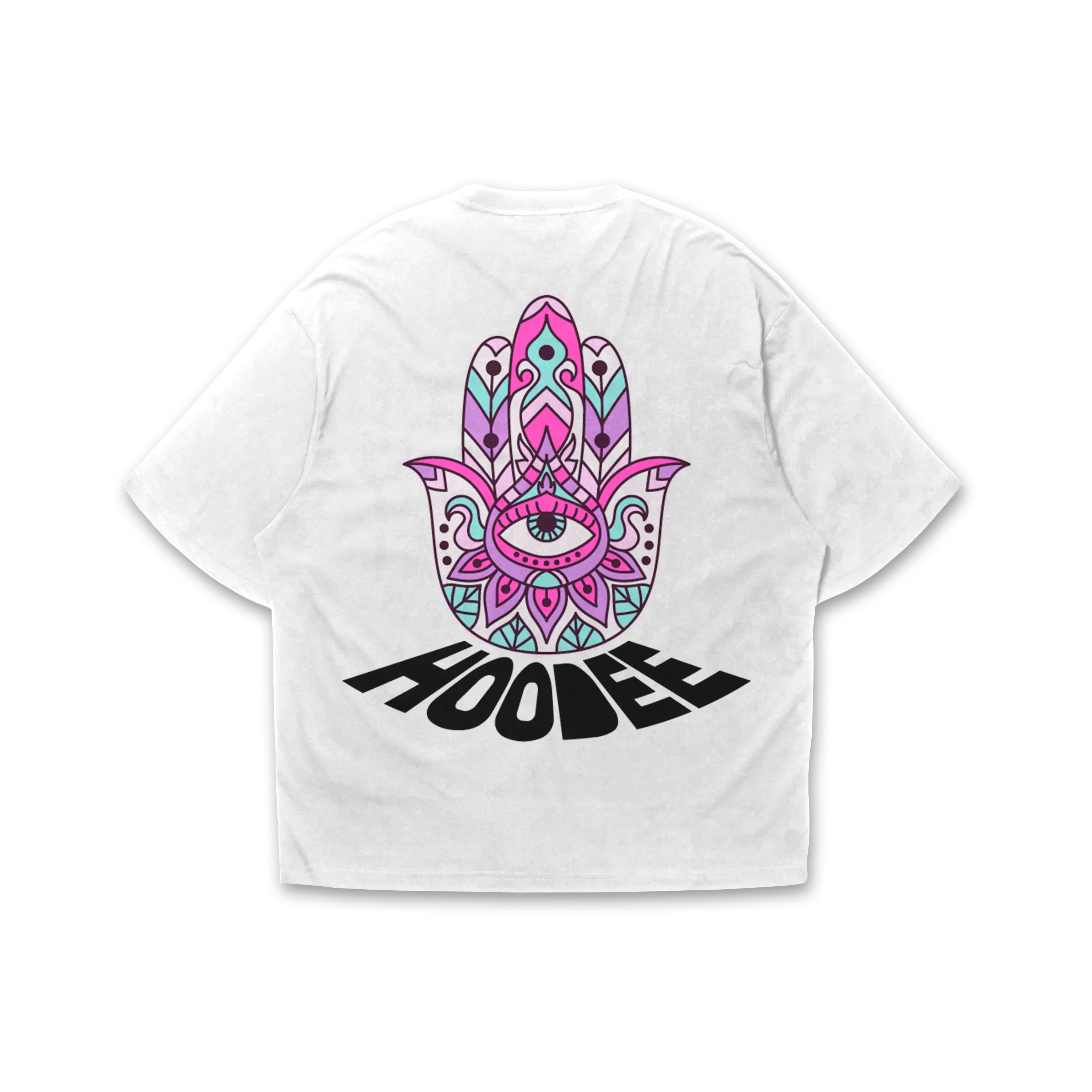 Playera oversize Figura ojo HOODEE