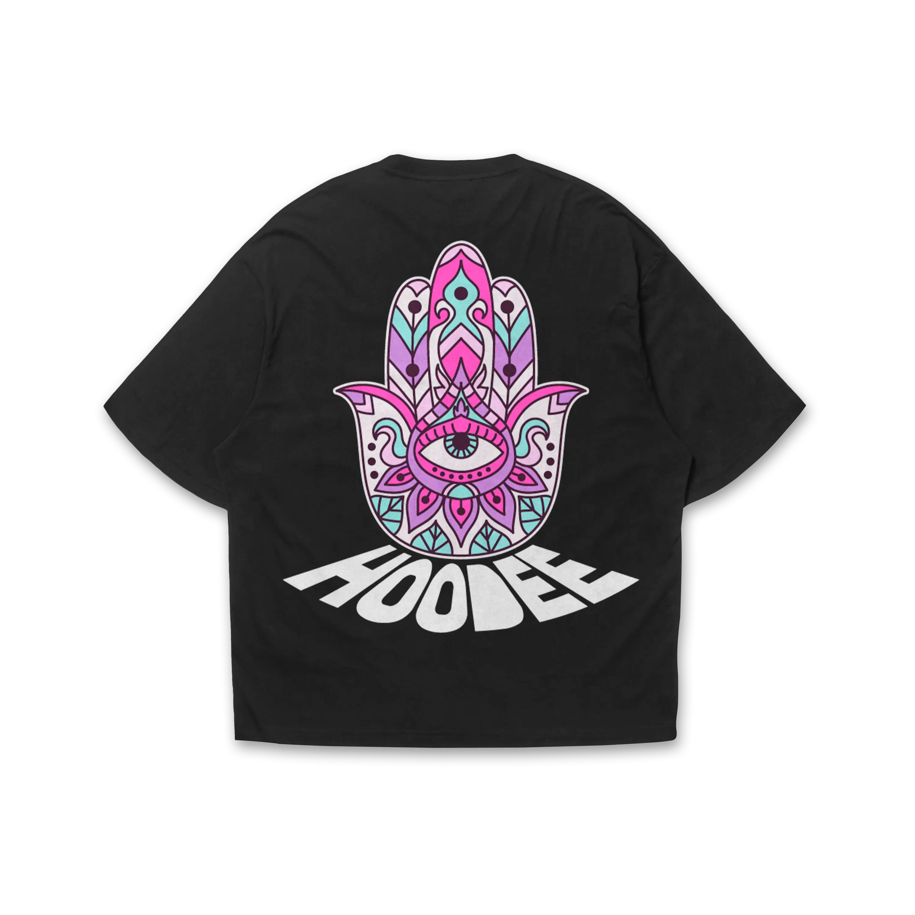 Playera oversize Figura ojo HOODEE