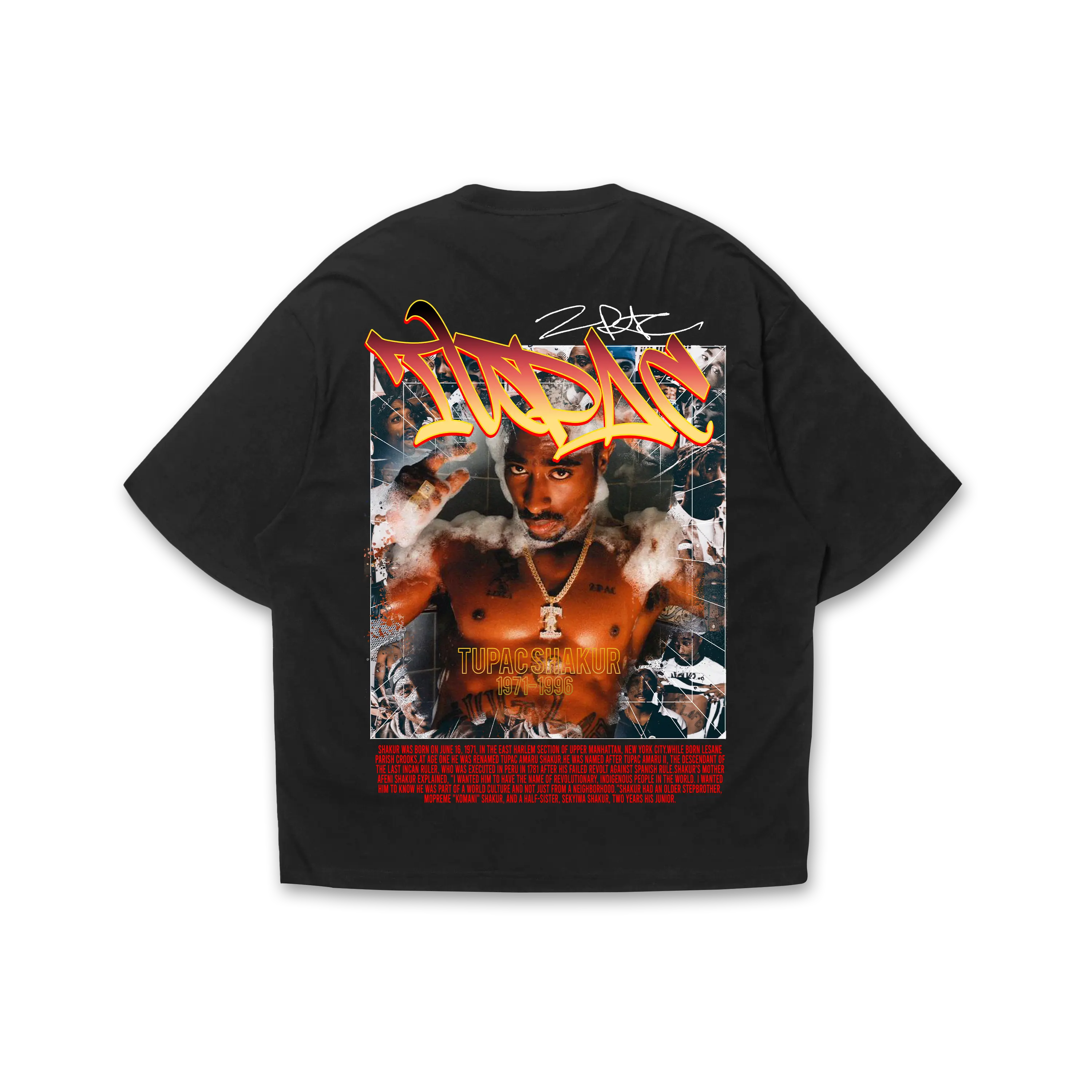 Player oversize - Tupac Shakur #39 HOODEE