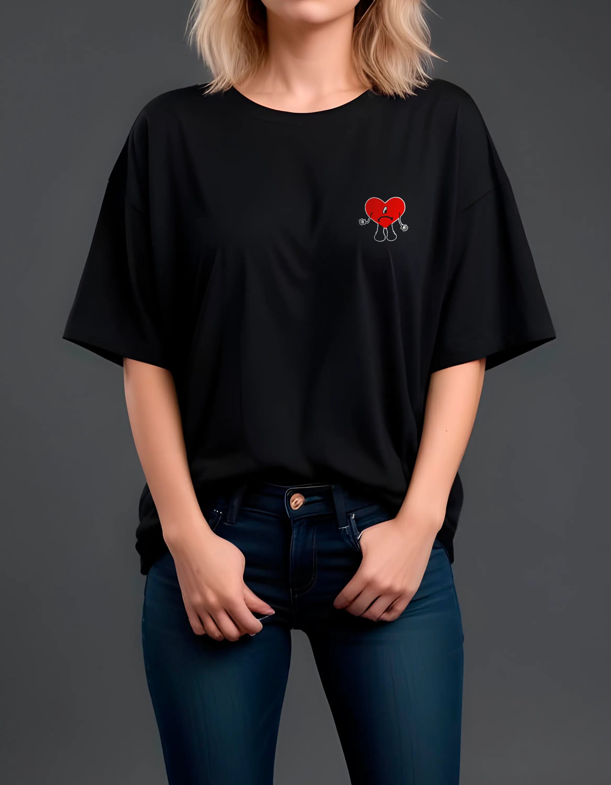 Playera oversize Bad Bunny #2 HOODEE