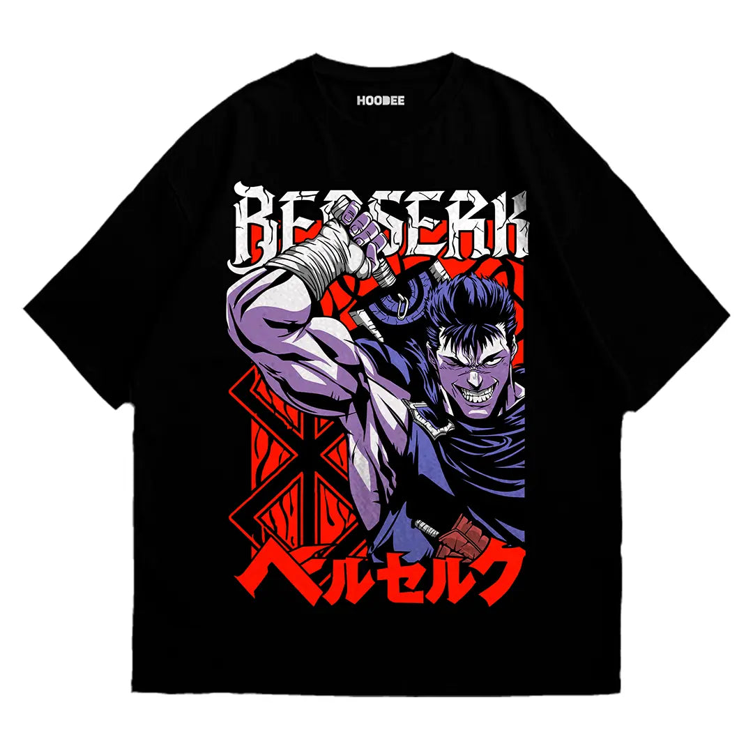 Playera oversize Berserk HOODEE