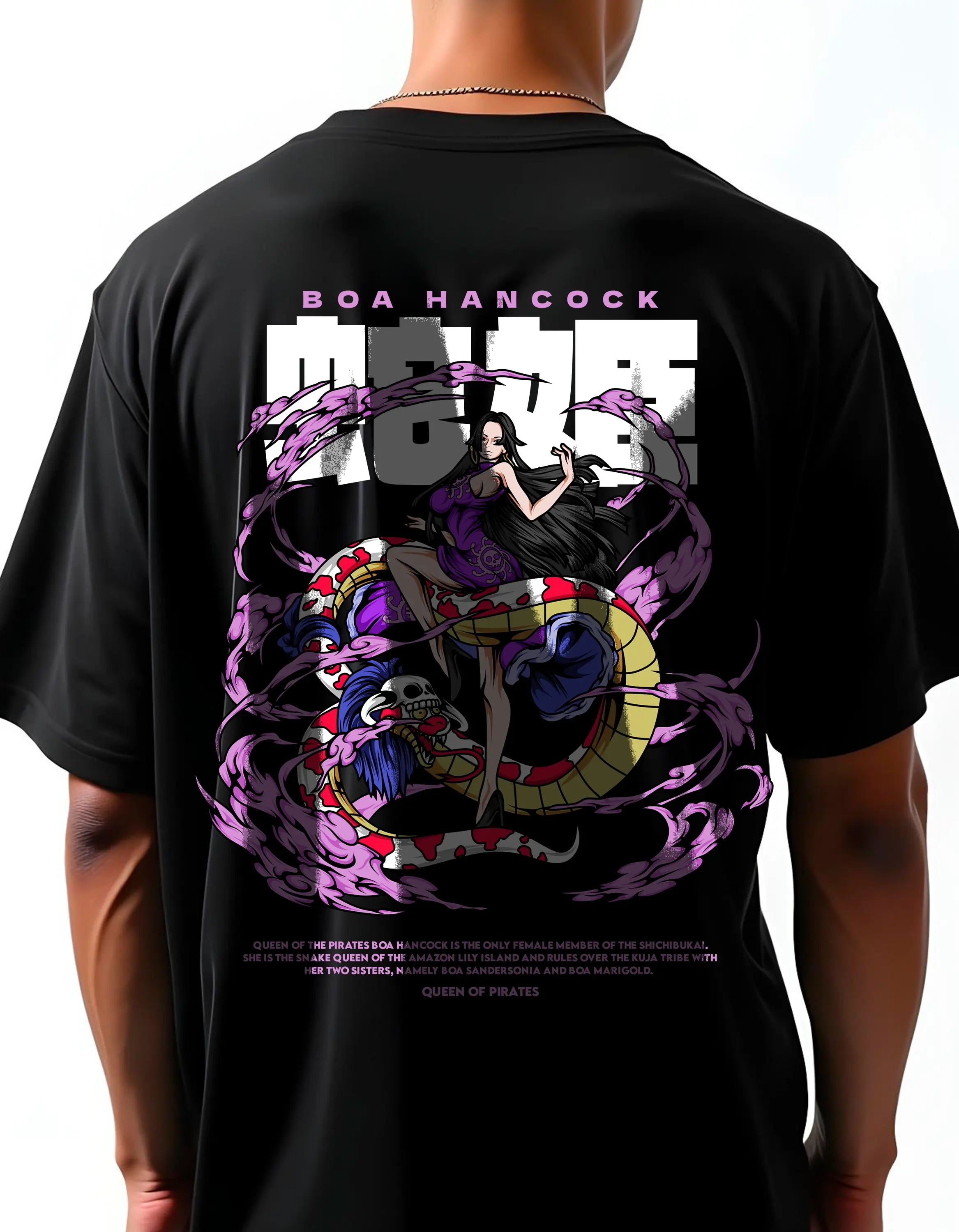 Playera oversize One piece - Boa hancock #1 HOODEE