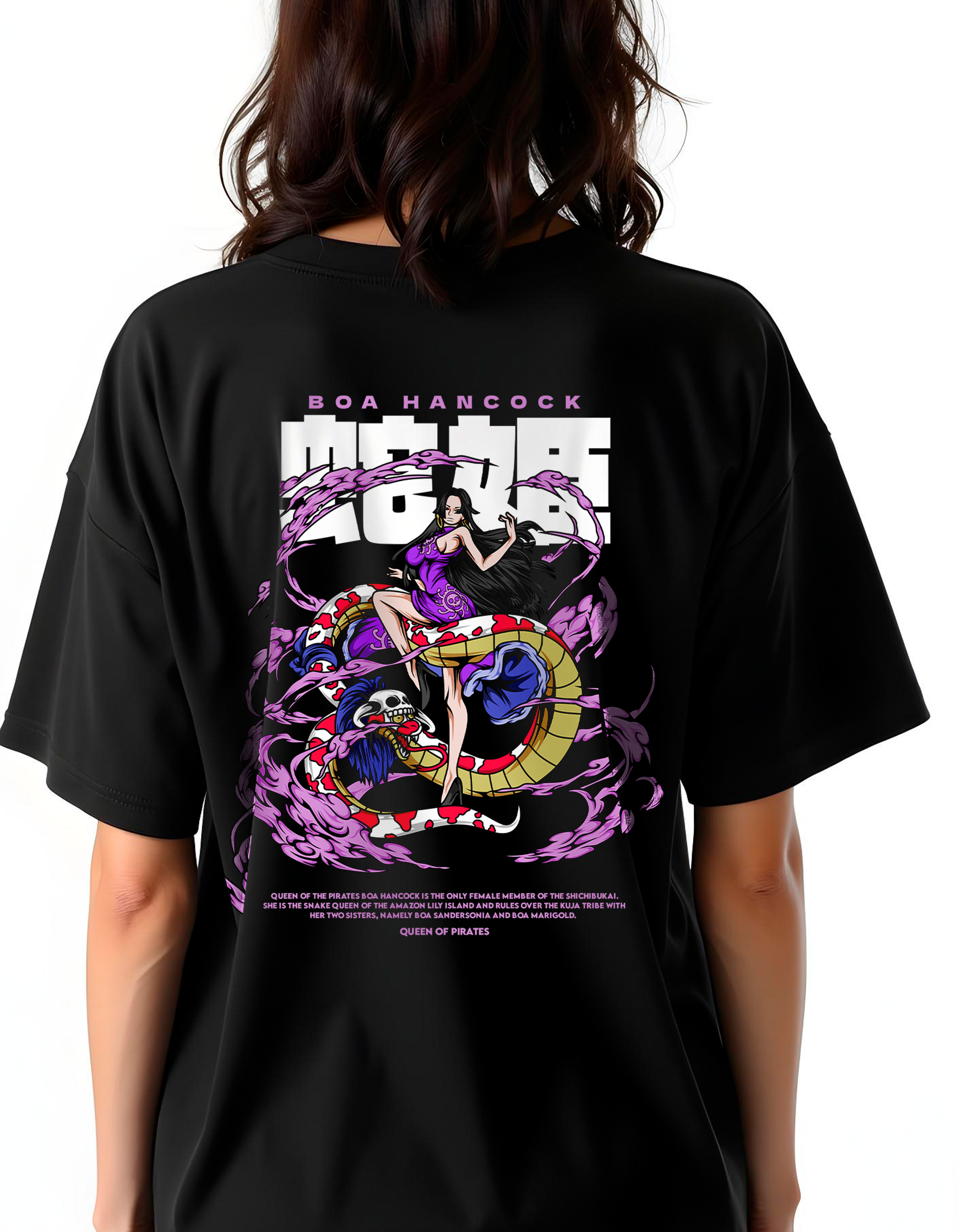 Playera oversize One piece - Boa hancock #1