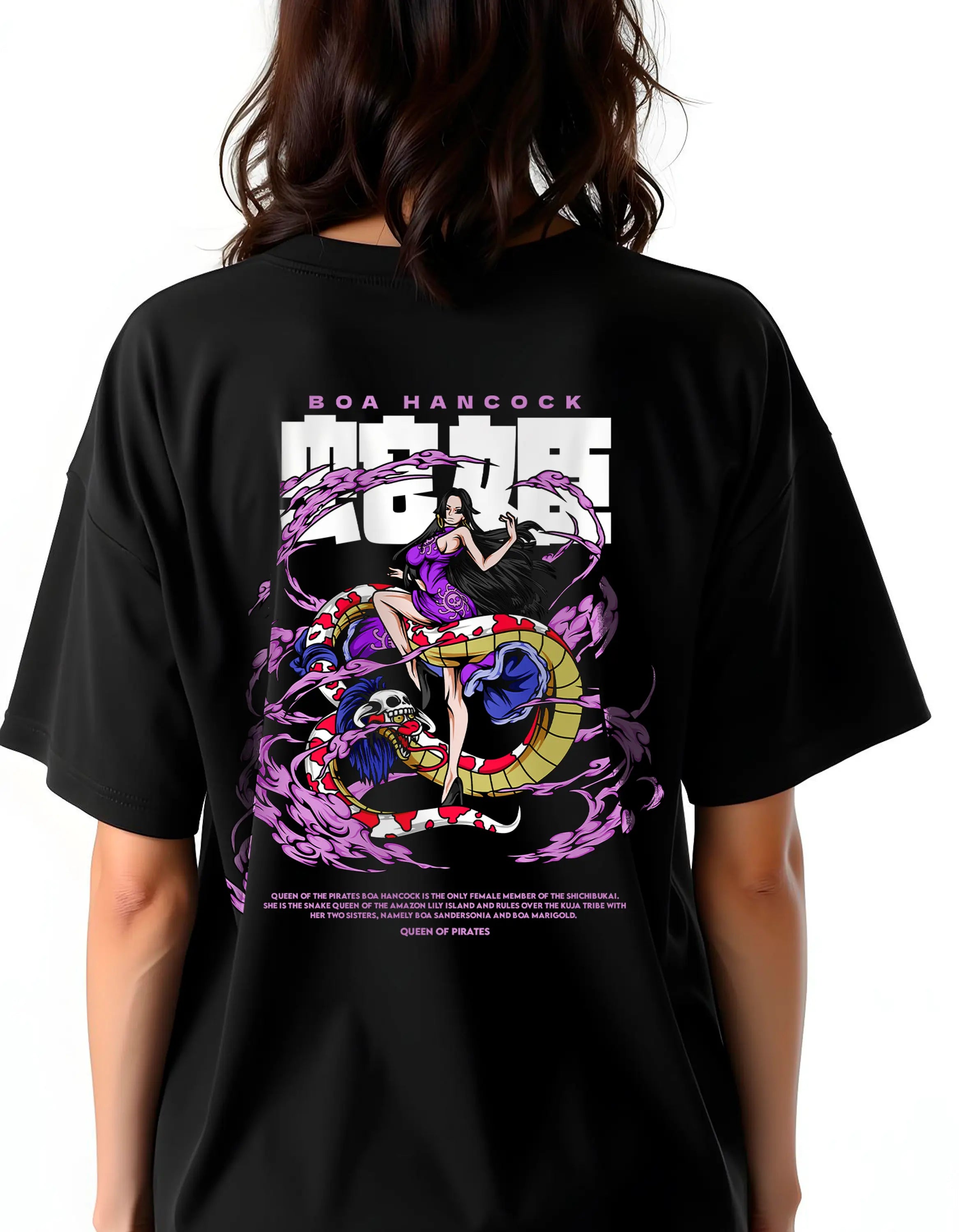 Playera oversize One piece - Boa hancock #1 HOODEE