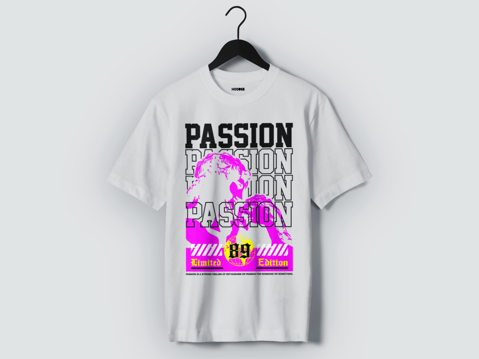 Playera manga corta Passion