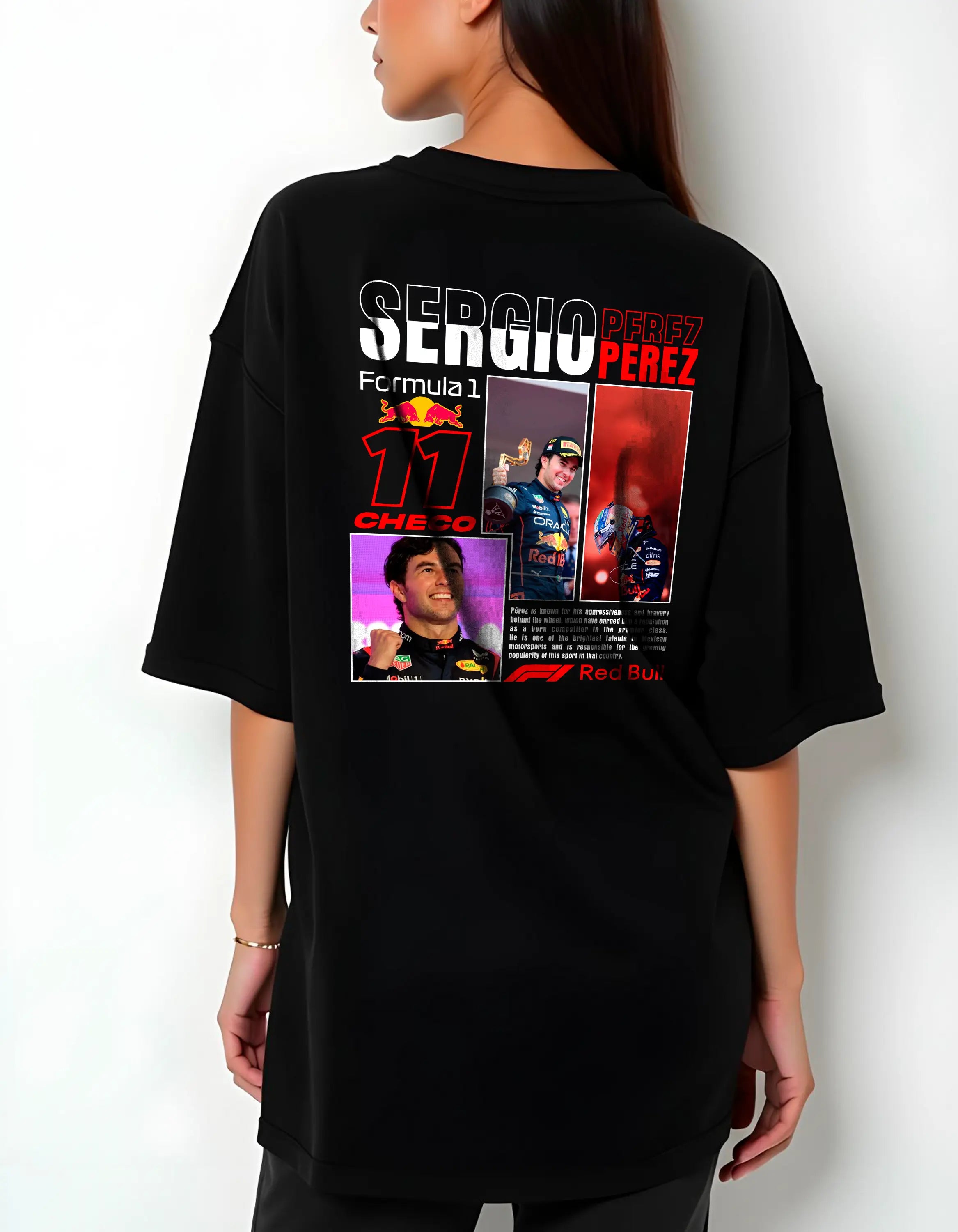 Playera oversize - Checo Pérez HOODEE