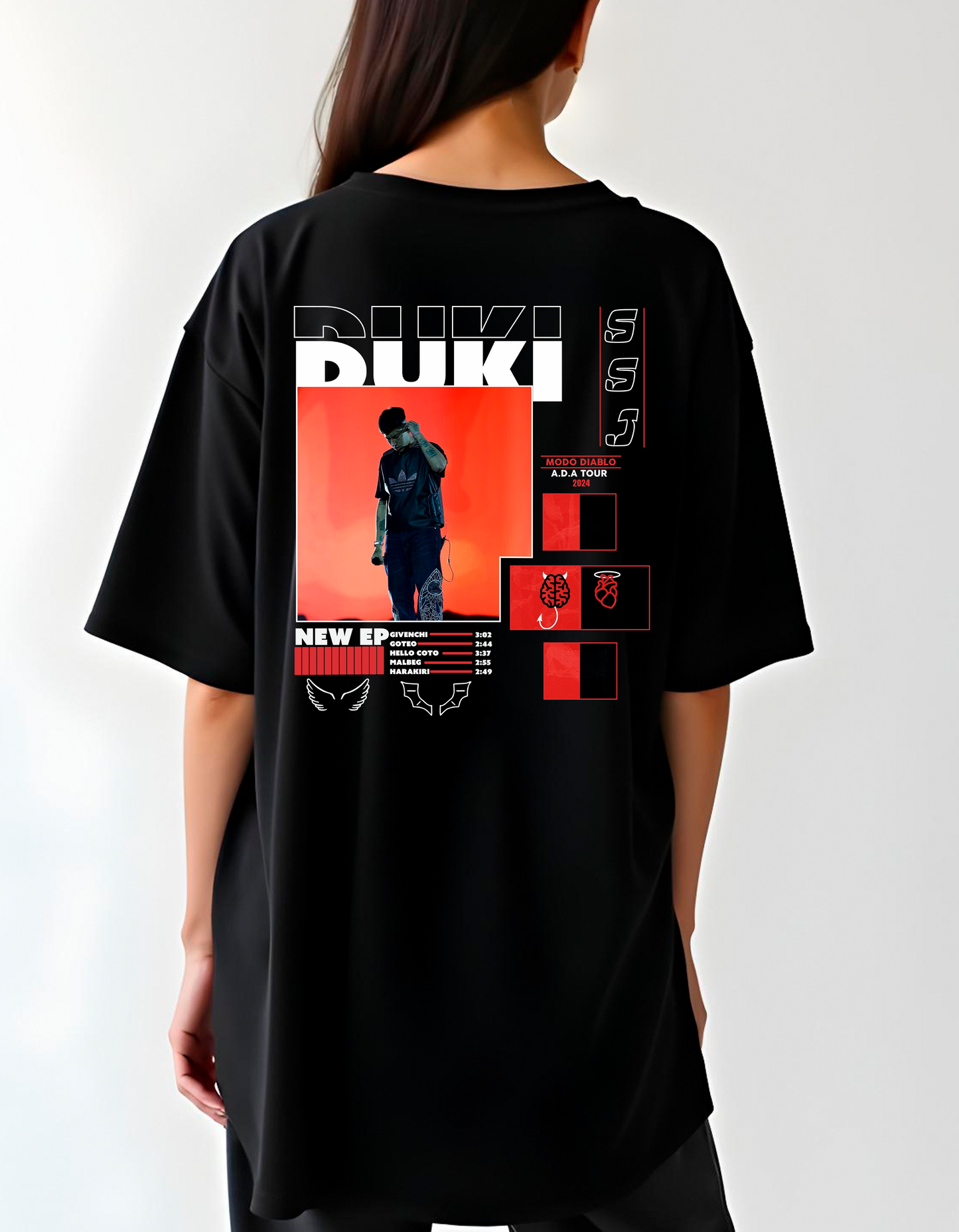 Playera oversize Duki #1