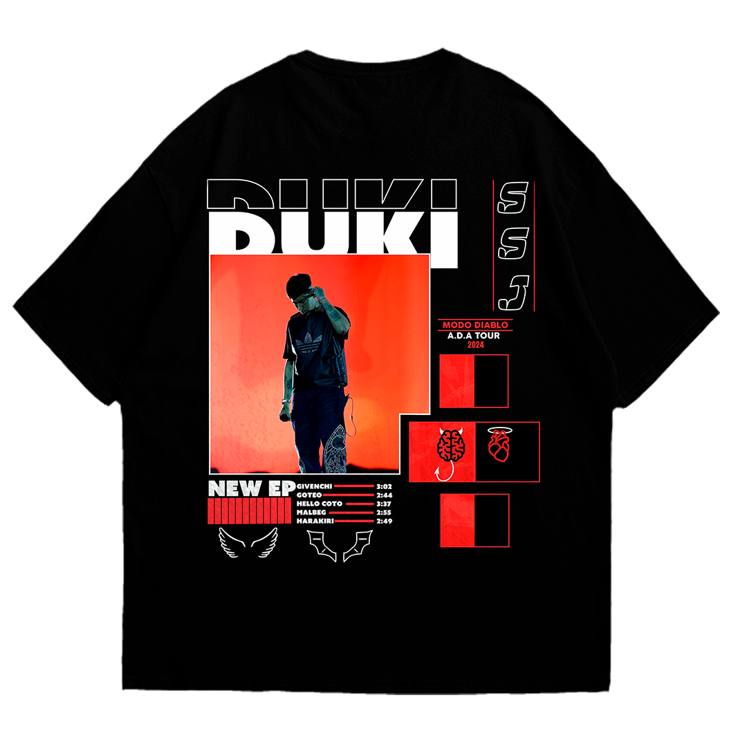 Playera oversize Duki #1