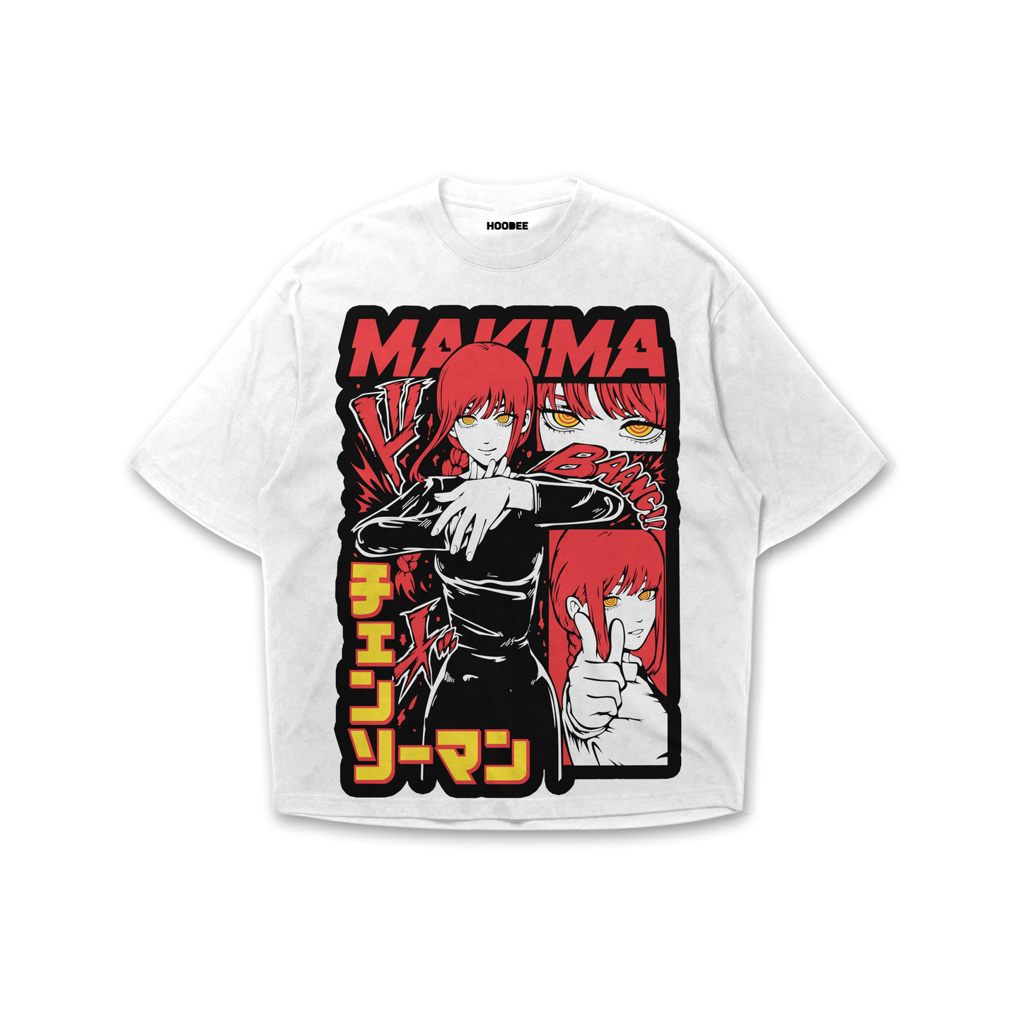 Playera oversize Chainsaw man - Makima