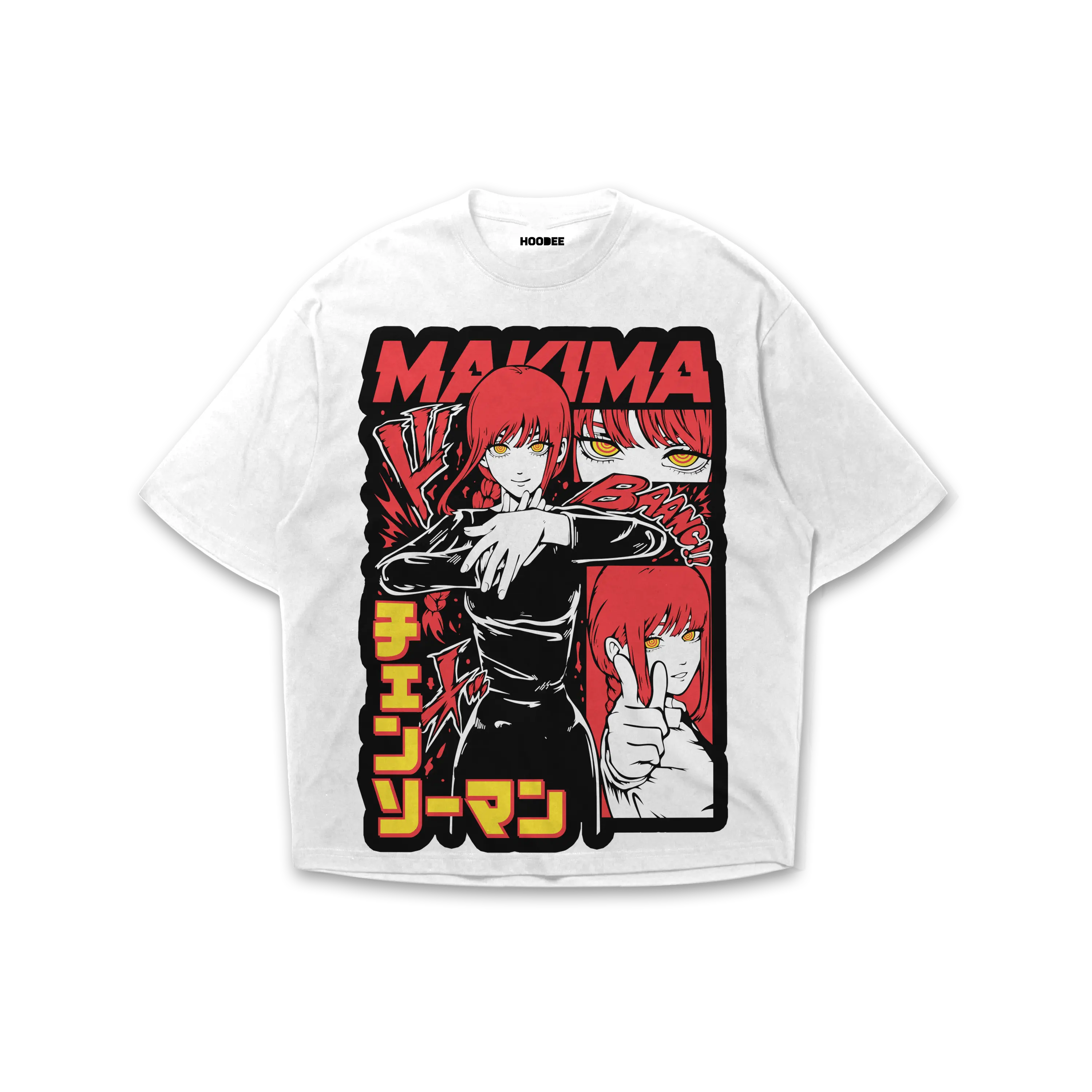 Playera oversize Chainsaw man - Makima HOODEE