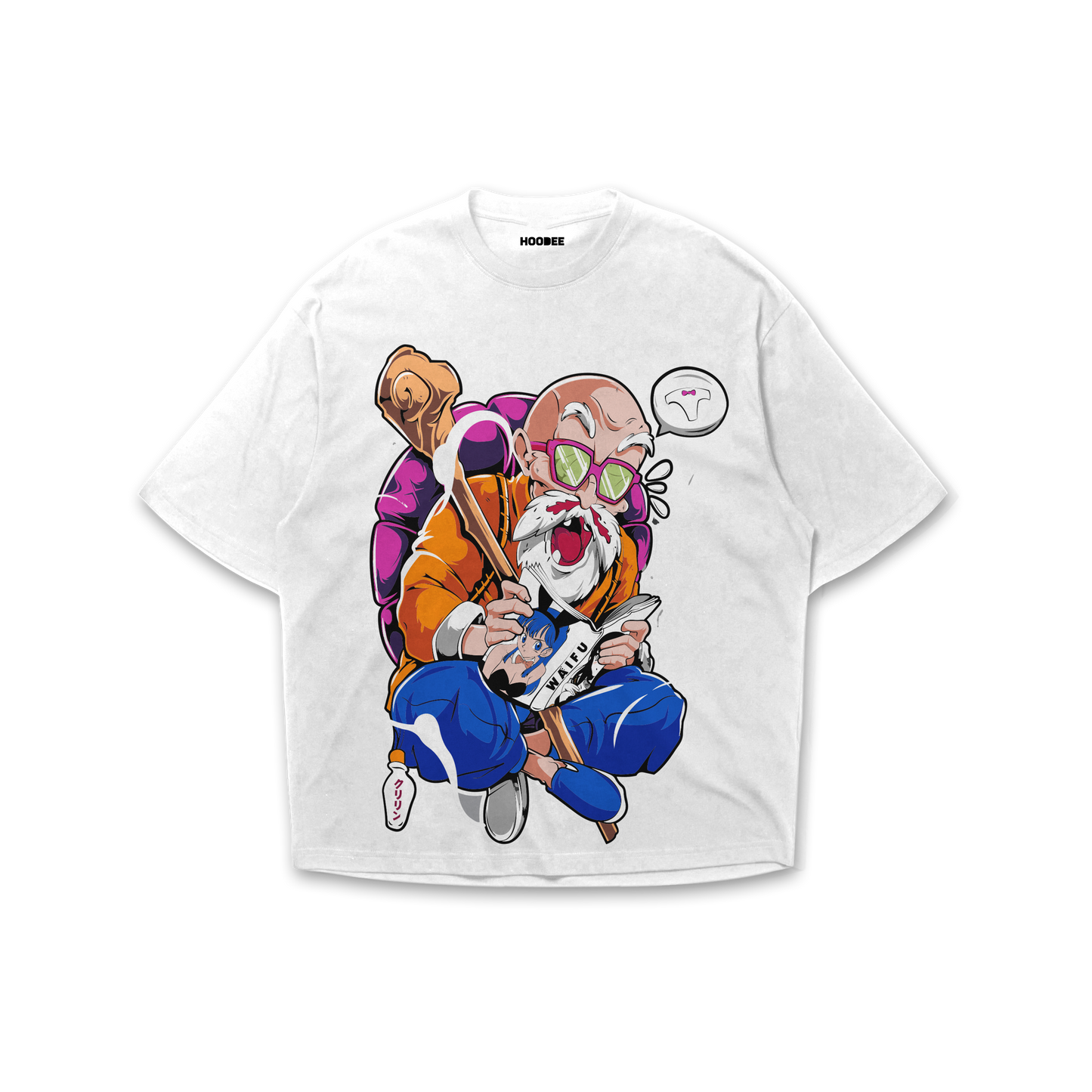 Playera oversize Dragon Ball Z - Maestro Roshi #1