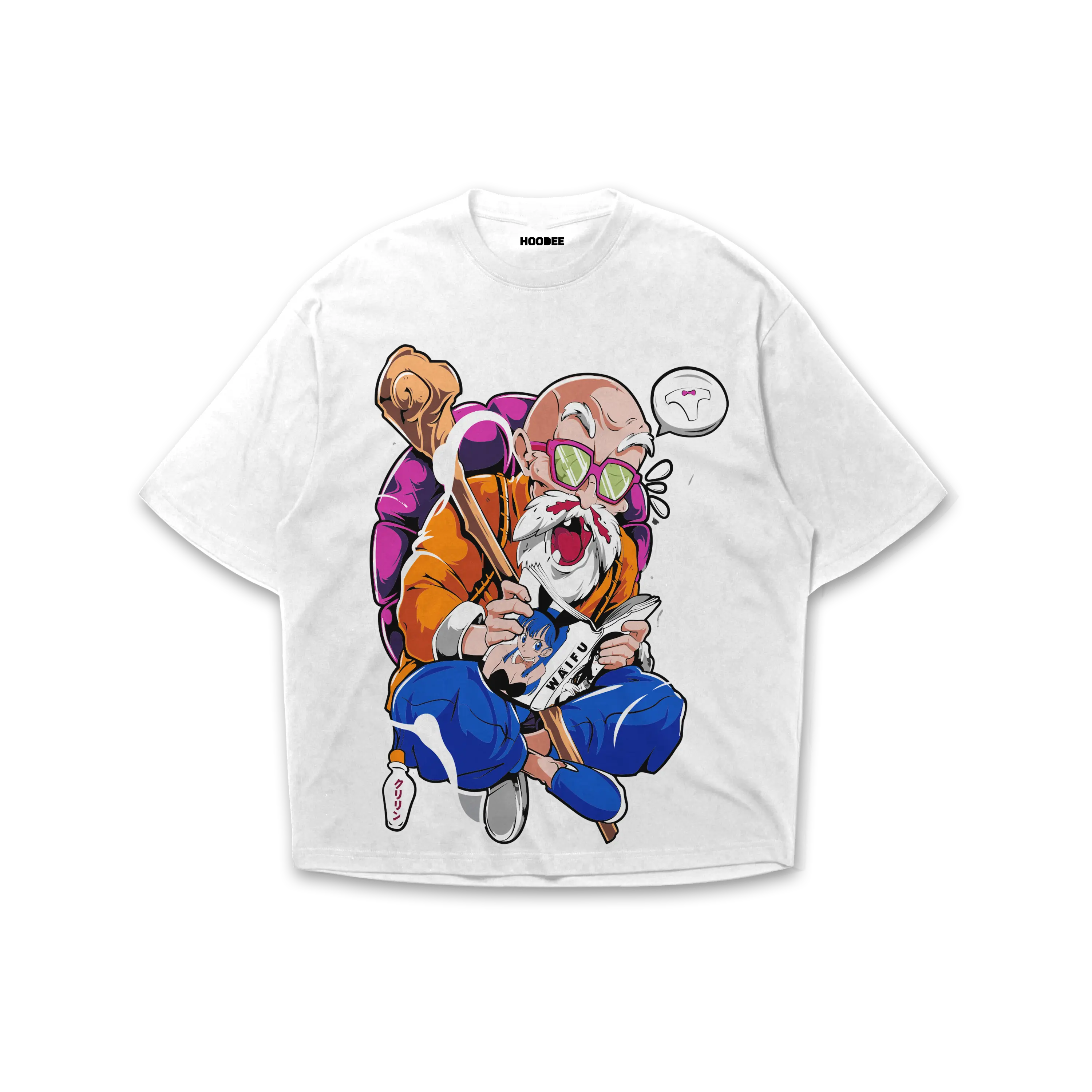 Playera oversize Dragon Ball Z - Maestro Roshi #1 HOODEE