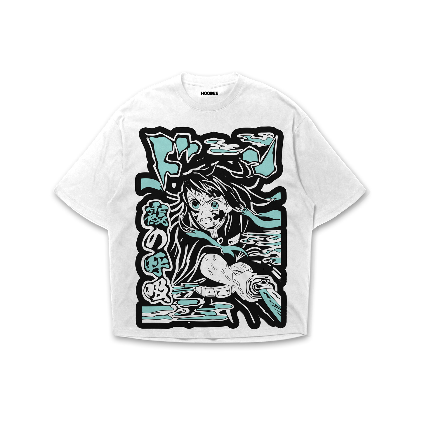 Playera oversize Demon slayer - Muichiro Tokito