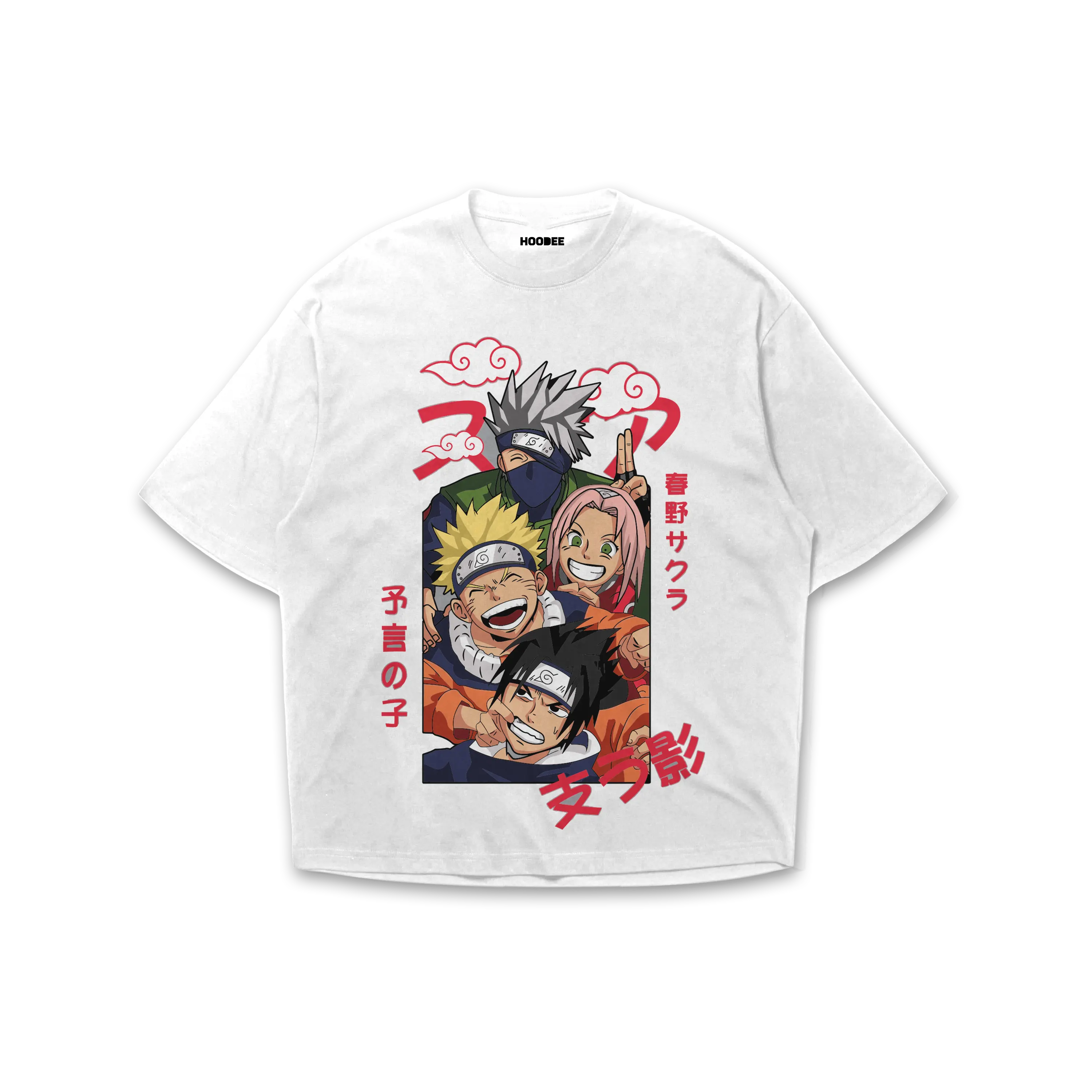 Playera oversize Naruto #7 HOODEE