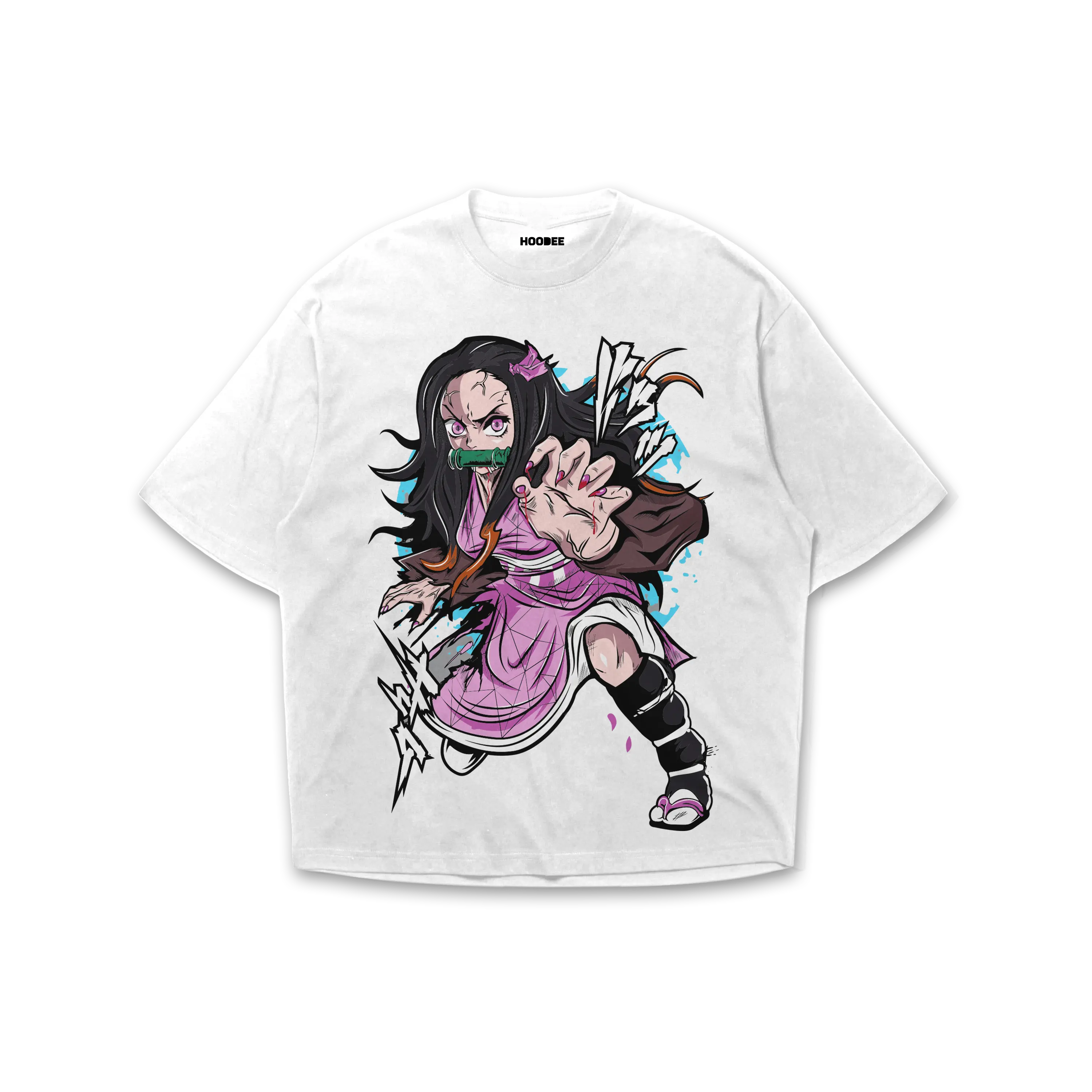 Playera oversize Demon slayer - Nezuko kamado HOODEE