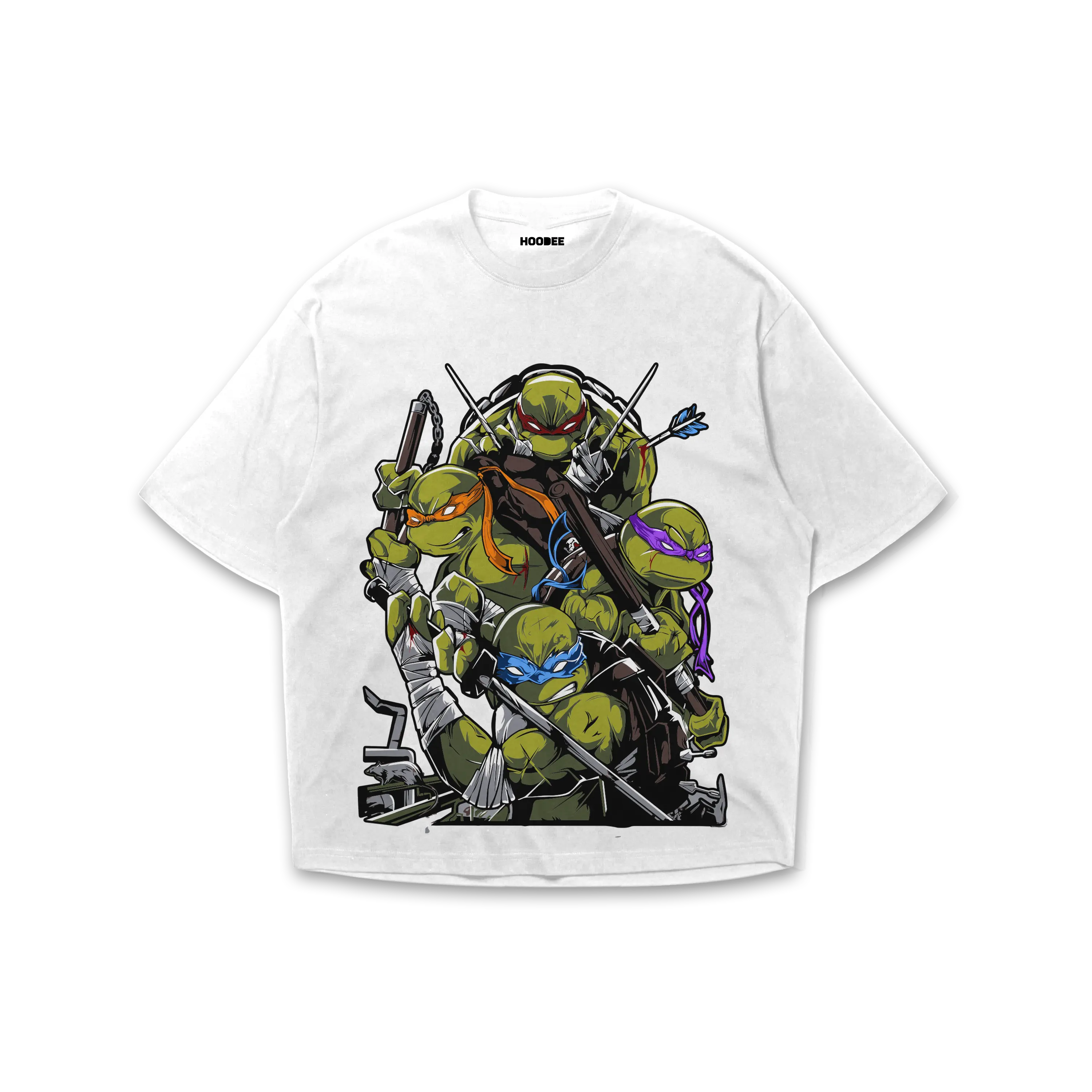 Playera oversize Tortugas Ninja #2 HOODEE