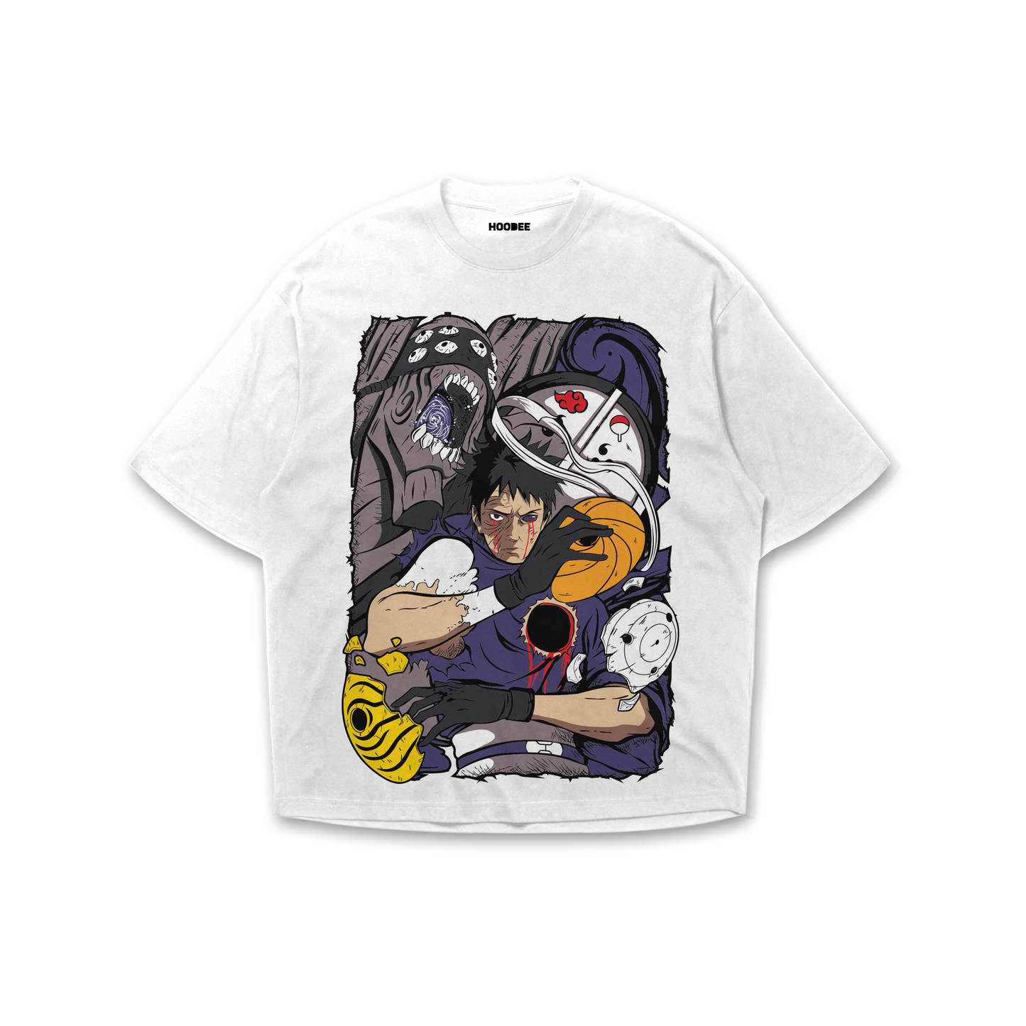 Playera oversize Naruto - Obito Uchiga