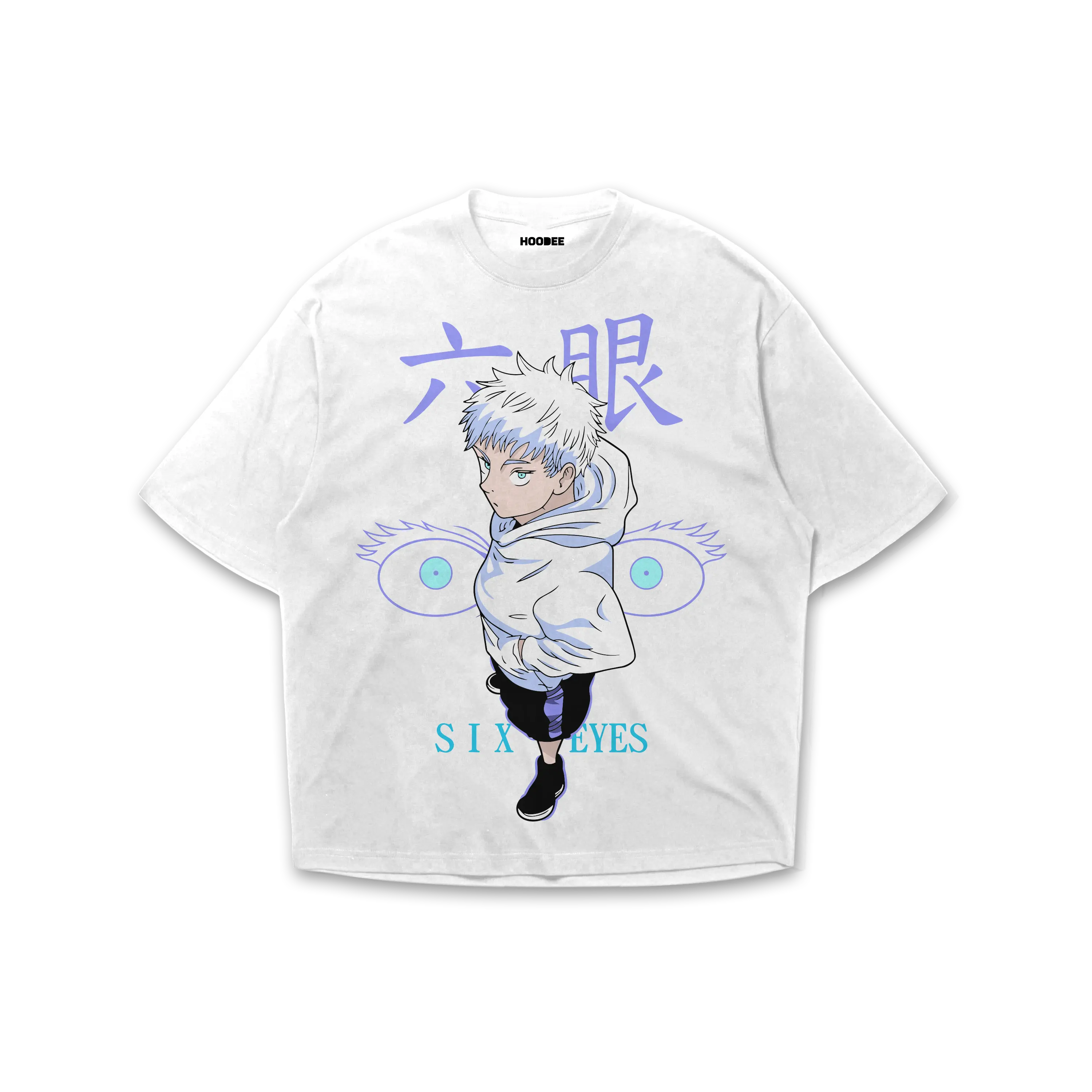 Playera oversize Jujutsu kaisen - Satoru gojō #4 HOODEE