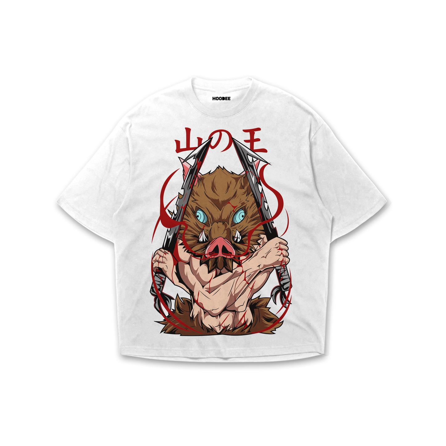 Playera oversize Demon Slayer - Inosuke Hashibira