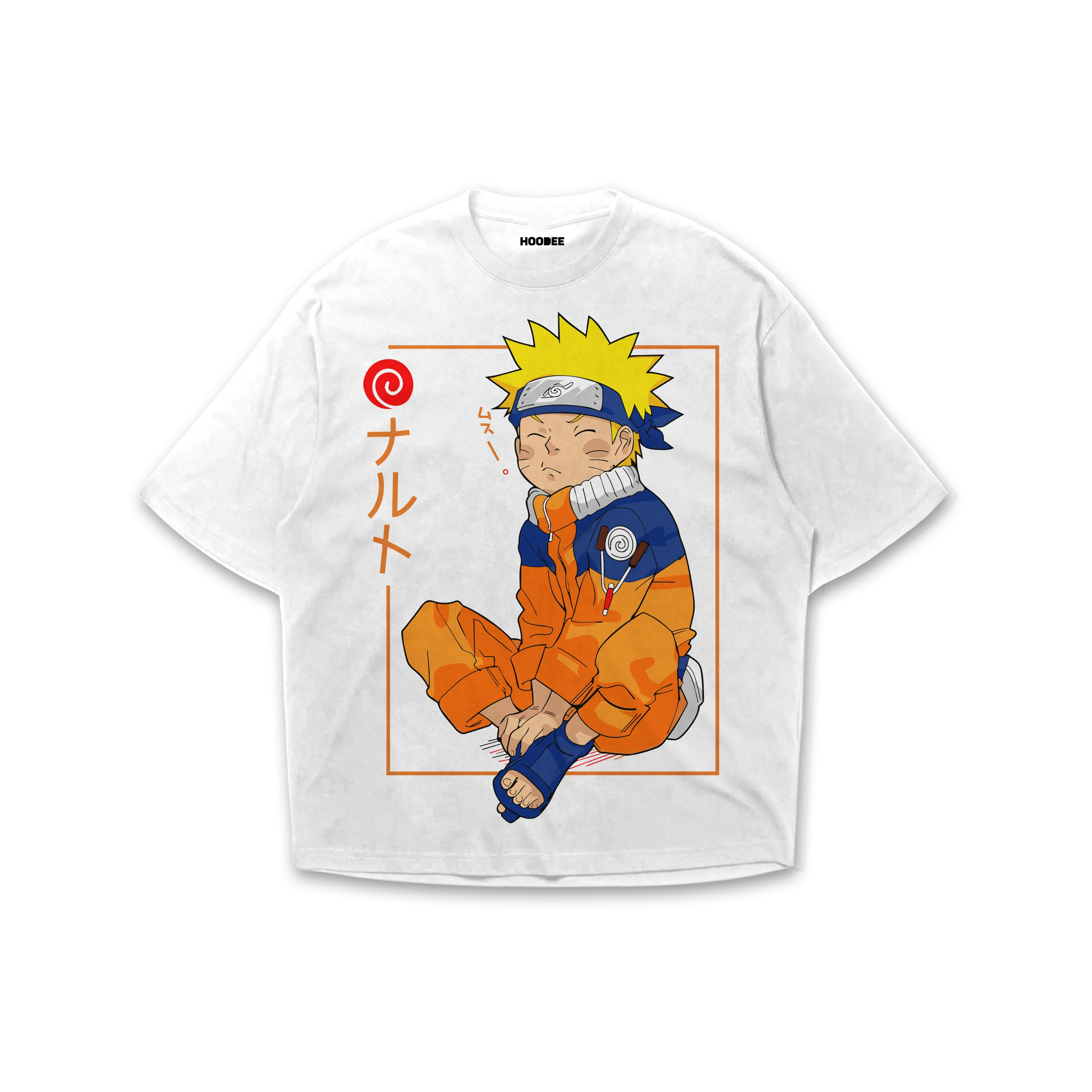 Playera oversize Naruto #4 HOODEE