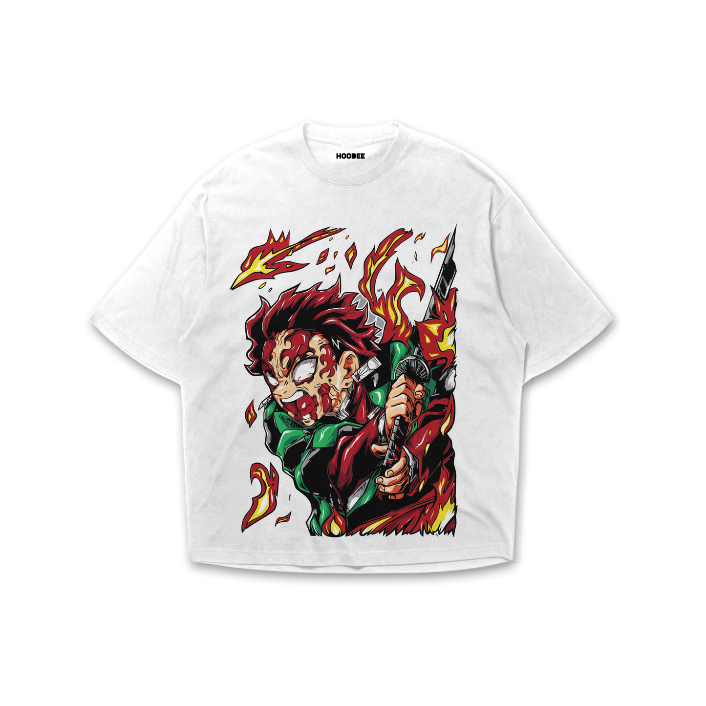 Playera oversize Demon slayer - Tanjiro Kamado