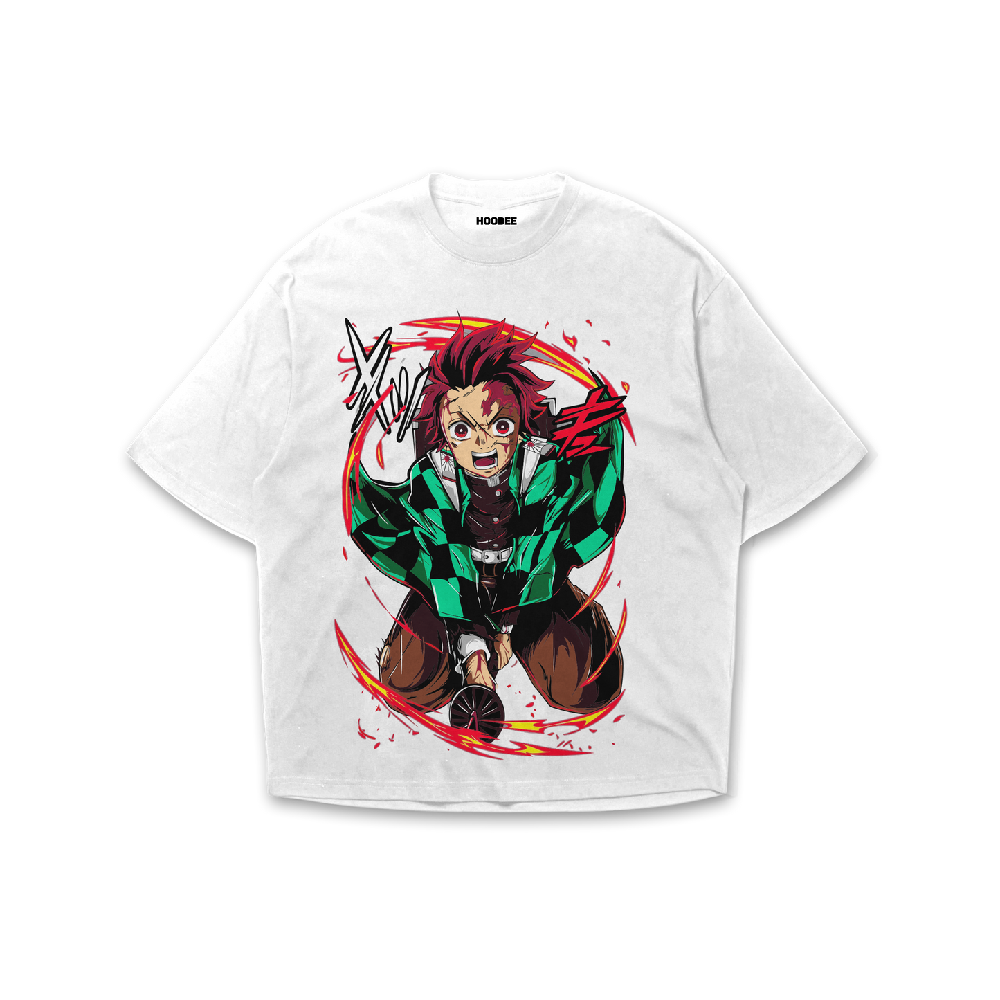 Playera oversize Demon slayer - Tanjiro Kamado