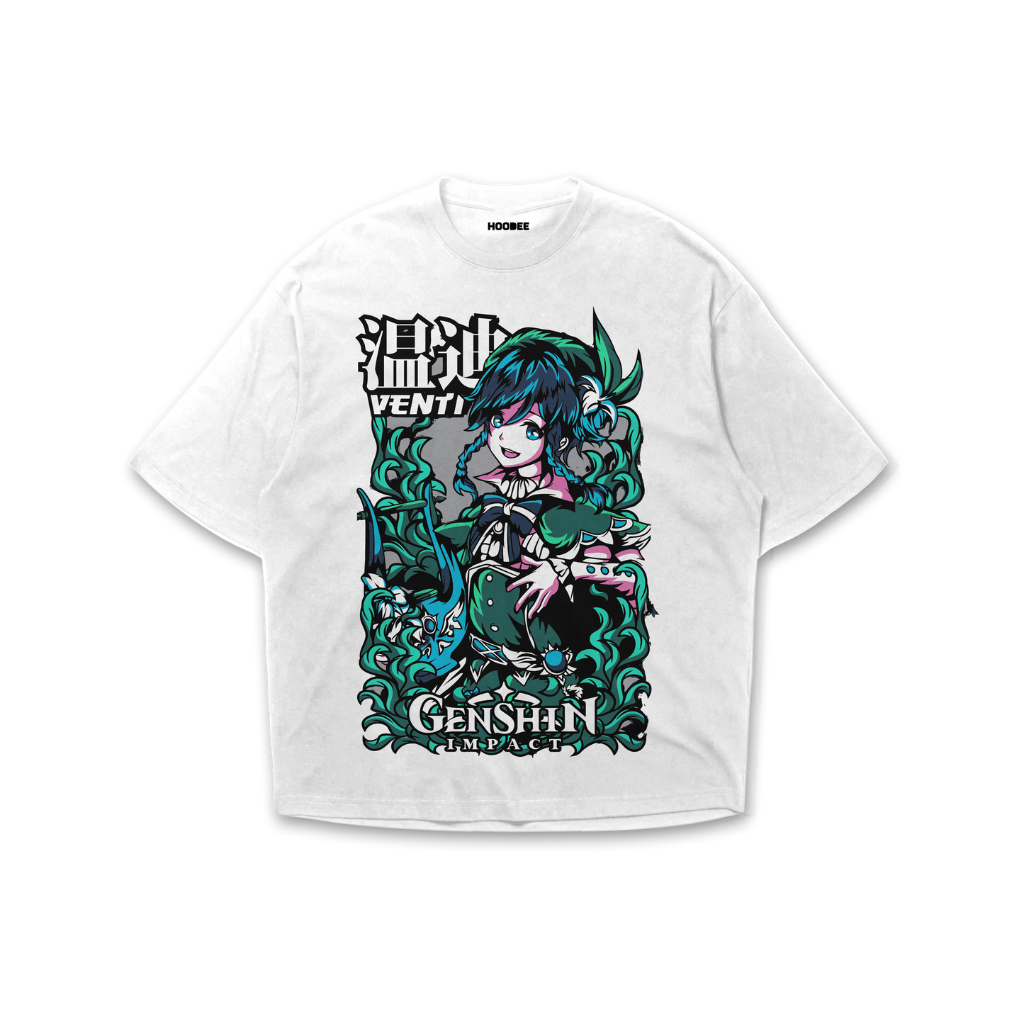 Playera oversize Genshin impact - Venti