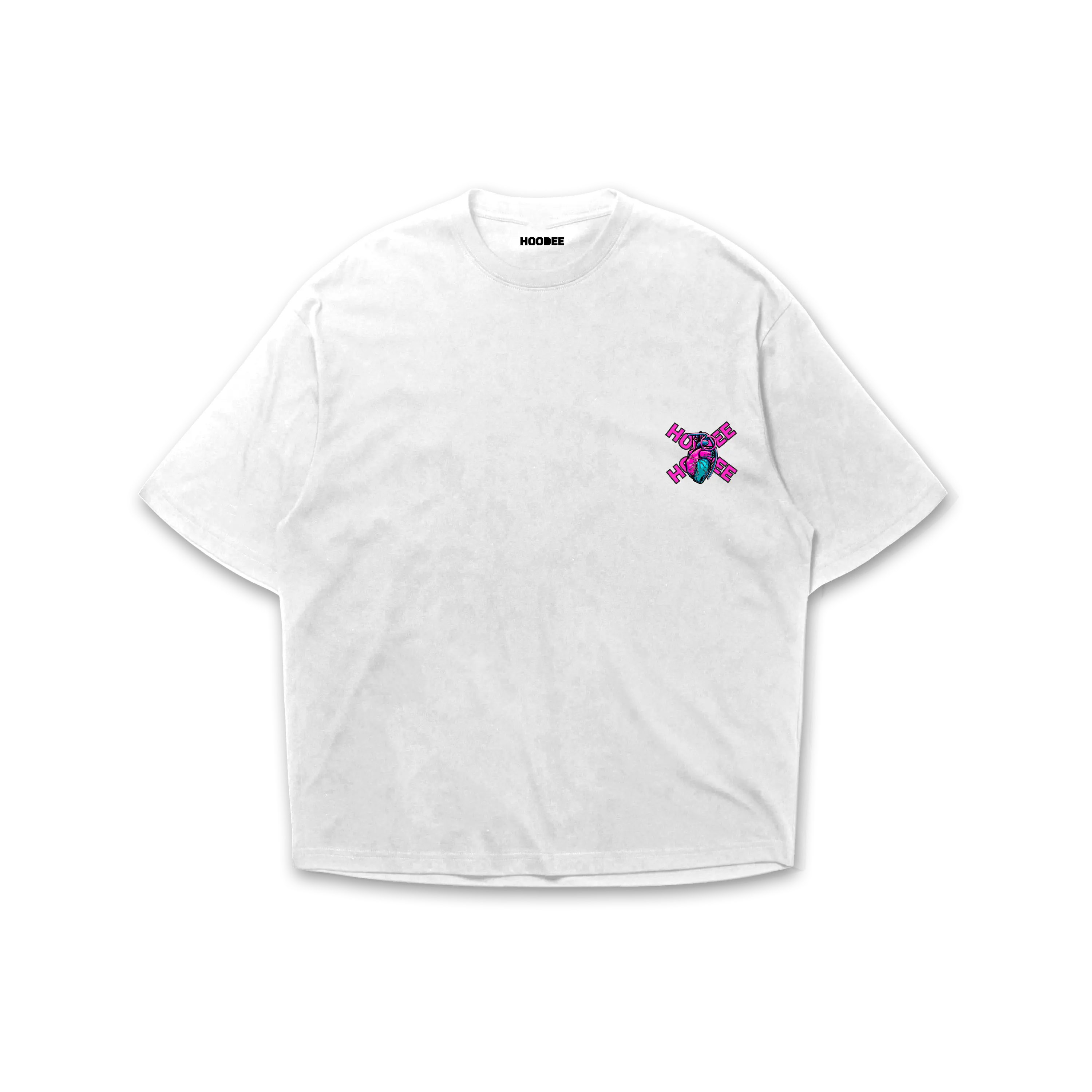 Playera oversize Hoodee granada HOODEE