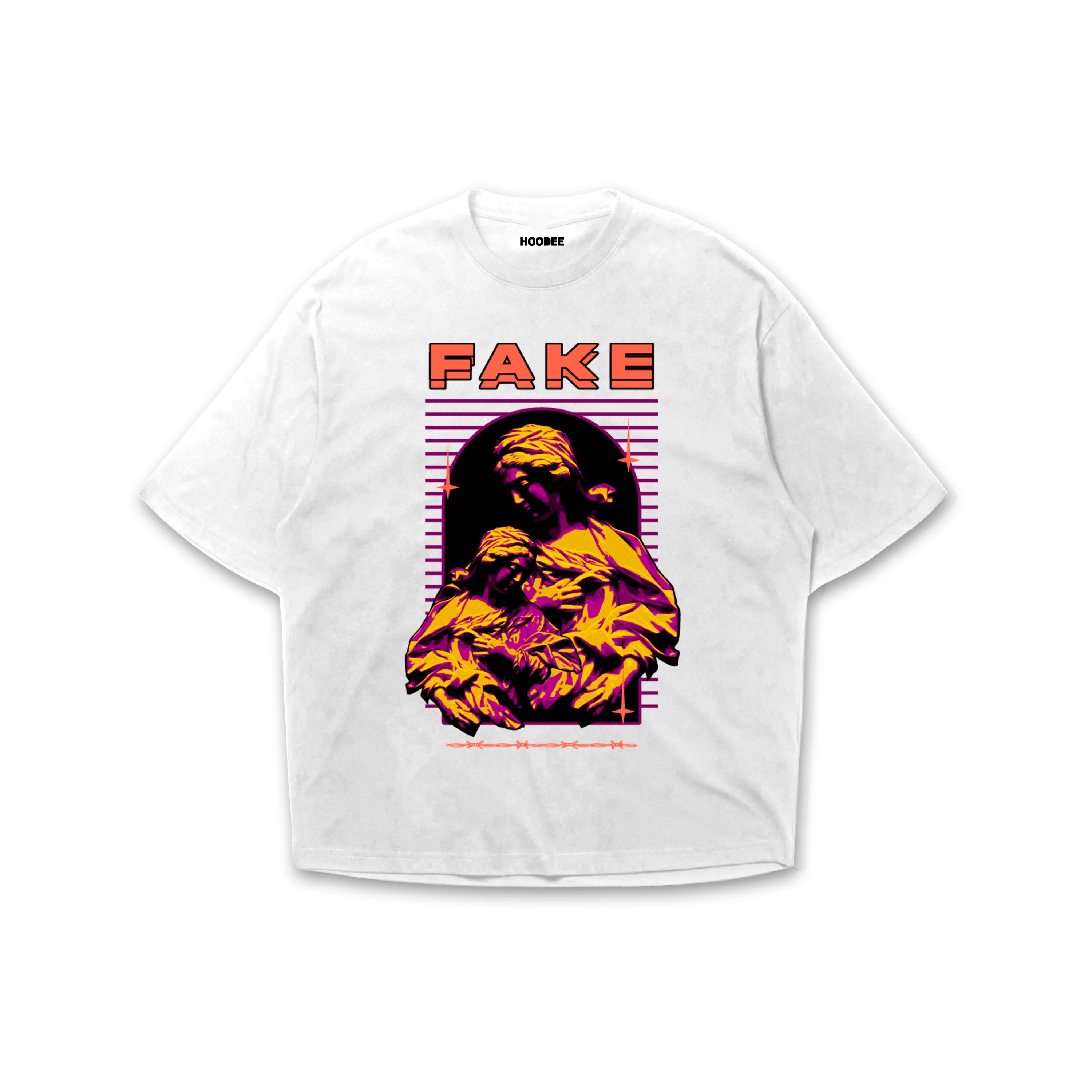 Playera oversize Fake HOODEE