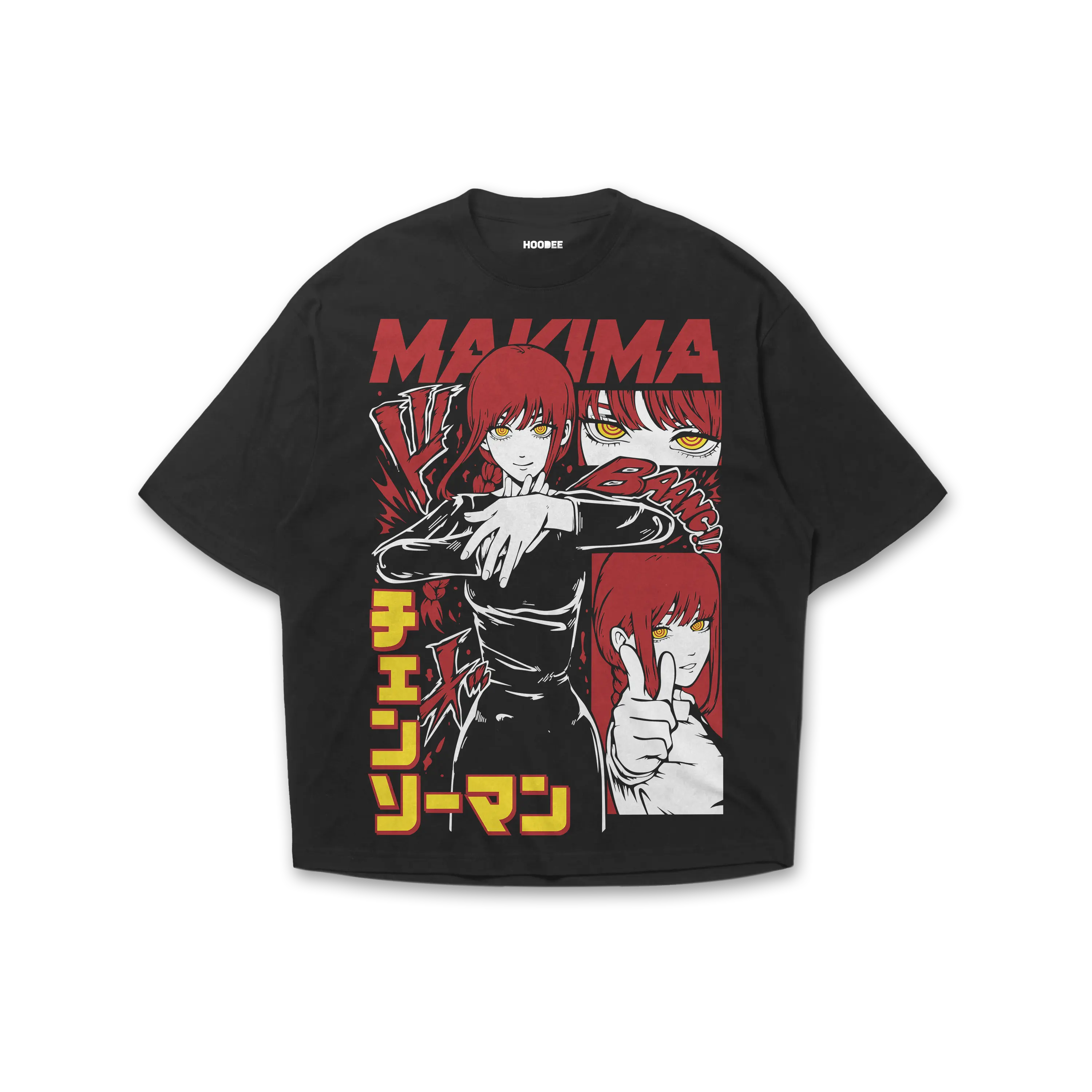 Playera oversize Chainsaw man - Makima HOODEE