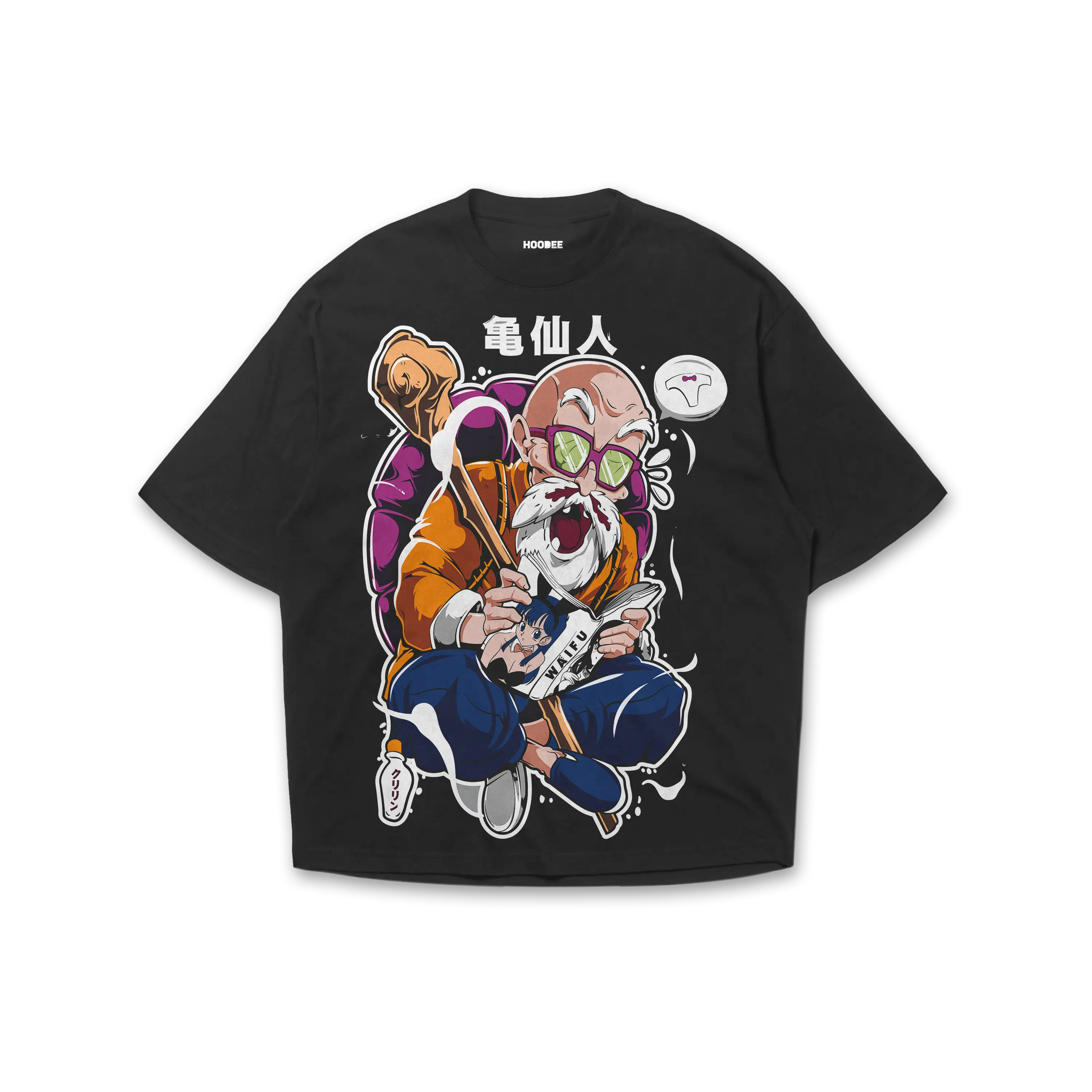 Playera oversize Dragon Ball Z - Maestro Roshi #1 HOODEE