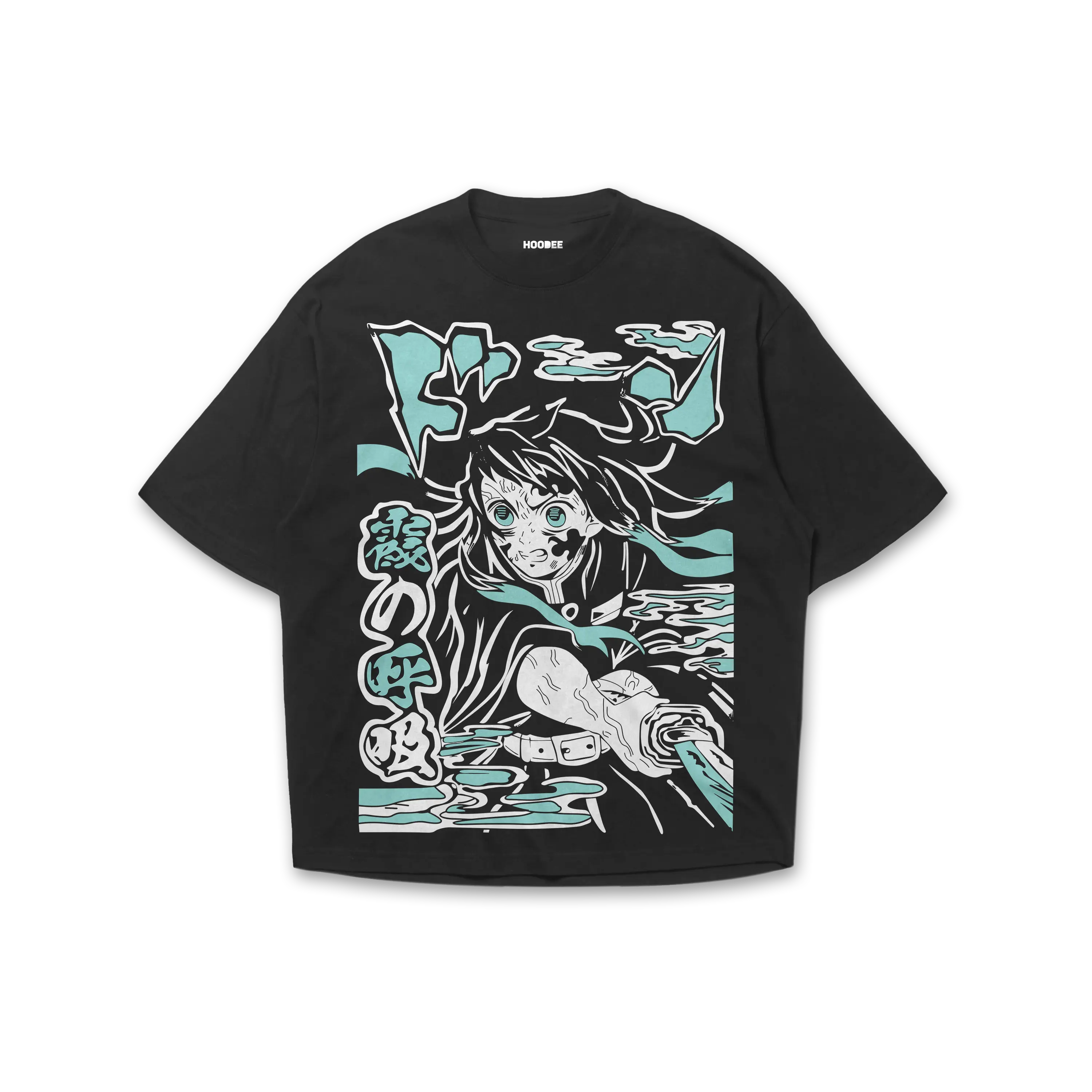 Playera oversize Demon slayer - Muichiro Tokito HOODEE
