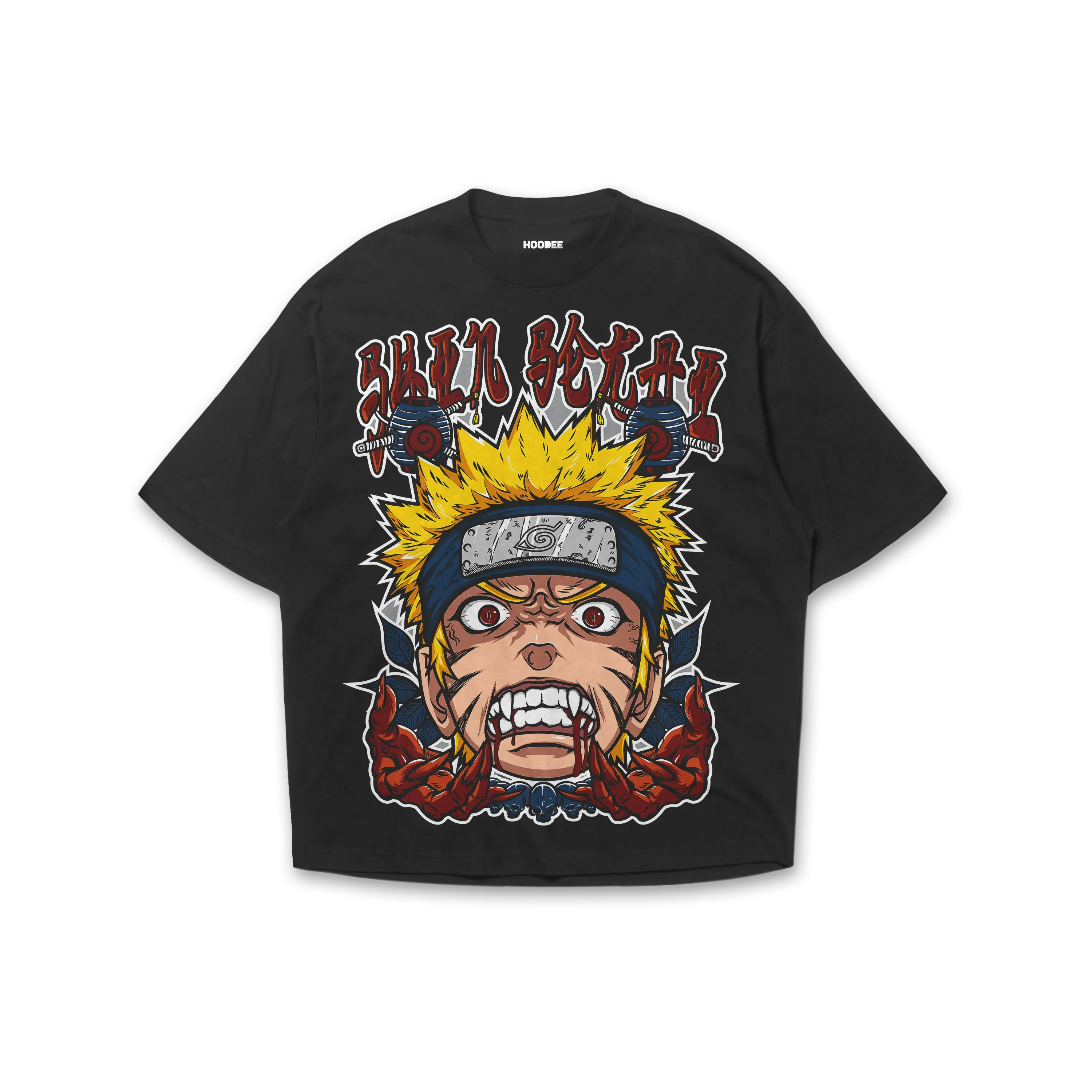 Playera oversize Naruto #1 HOODEE