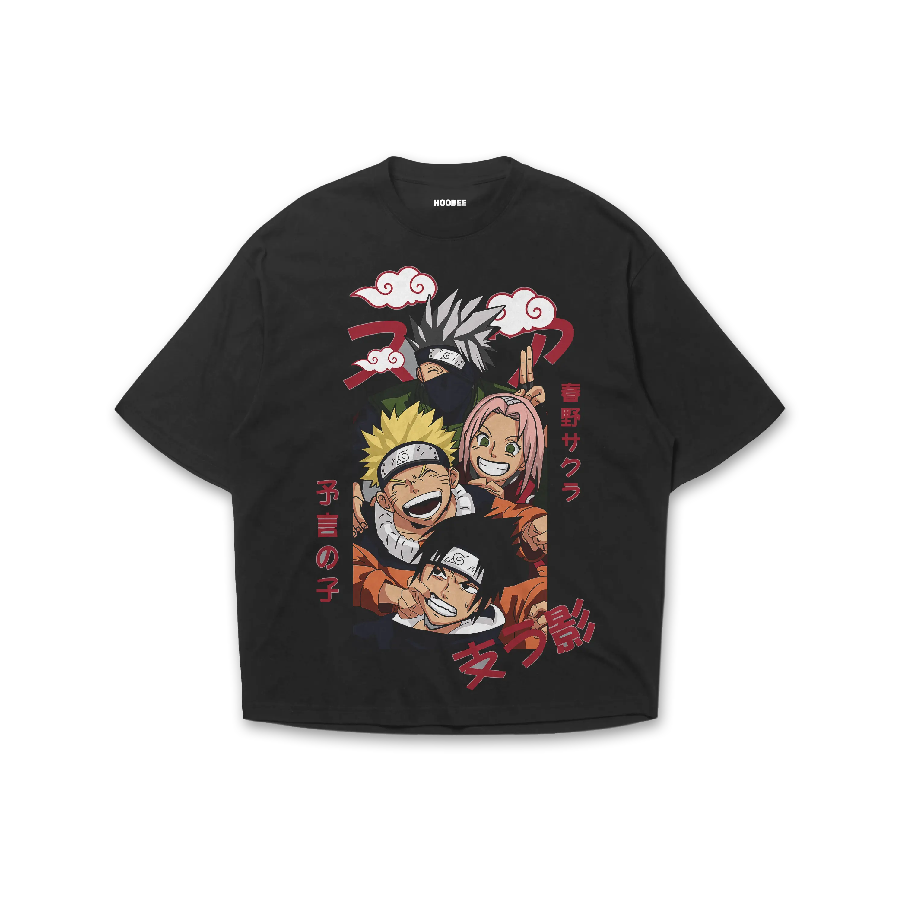 Playera oversize Naruto #7 HOODEE