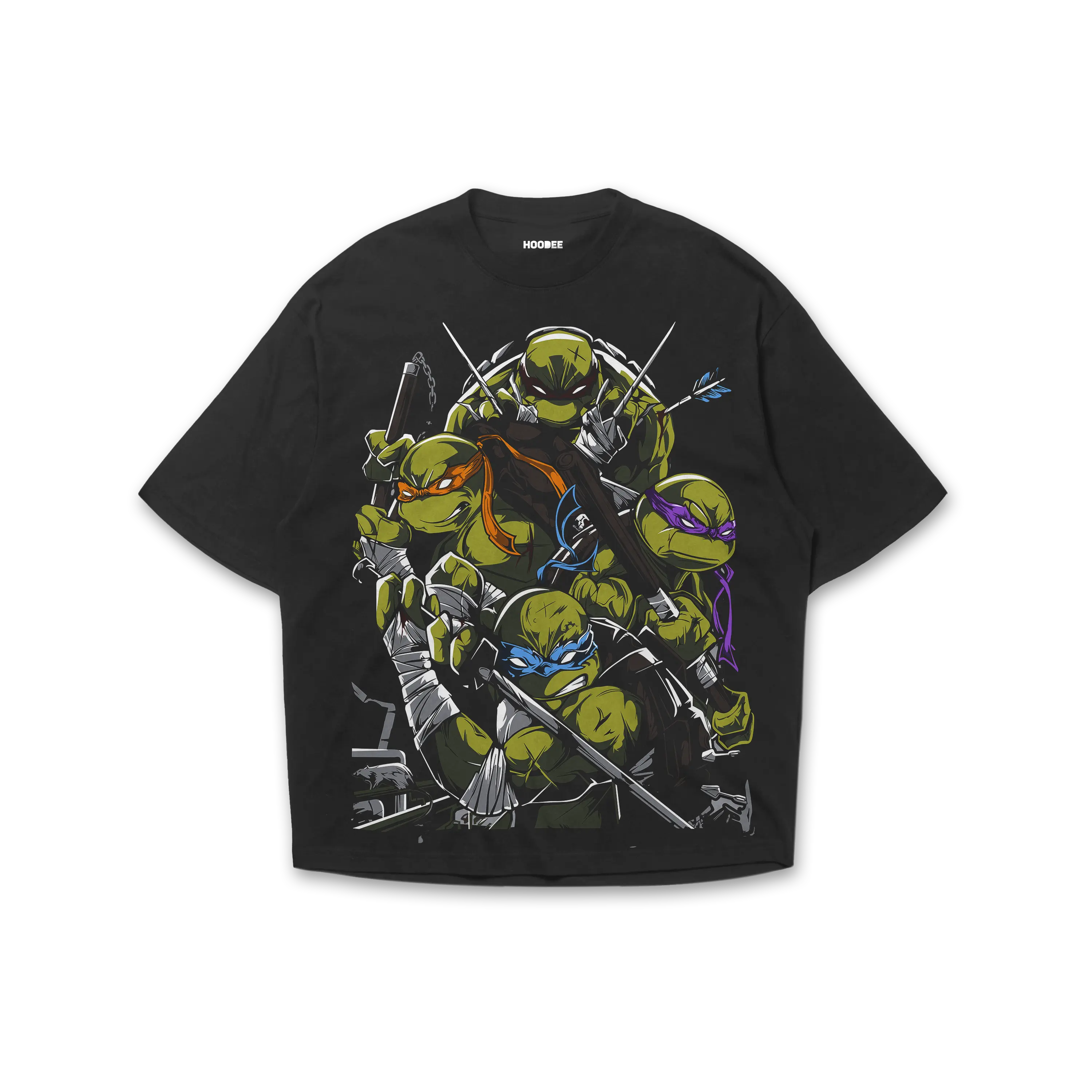 Playera oversize Tortugas Ninja #2 HOODEE
