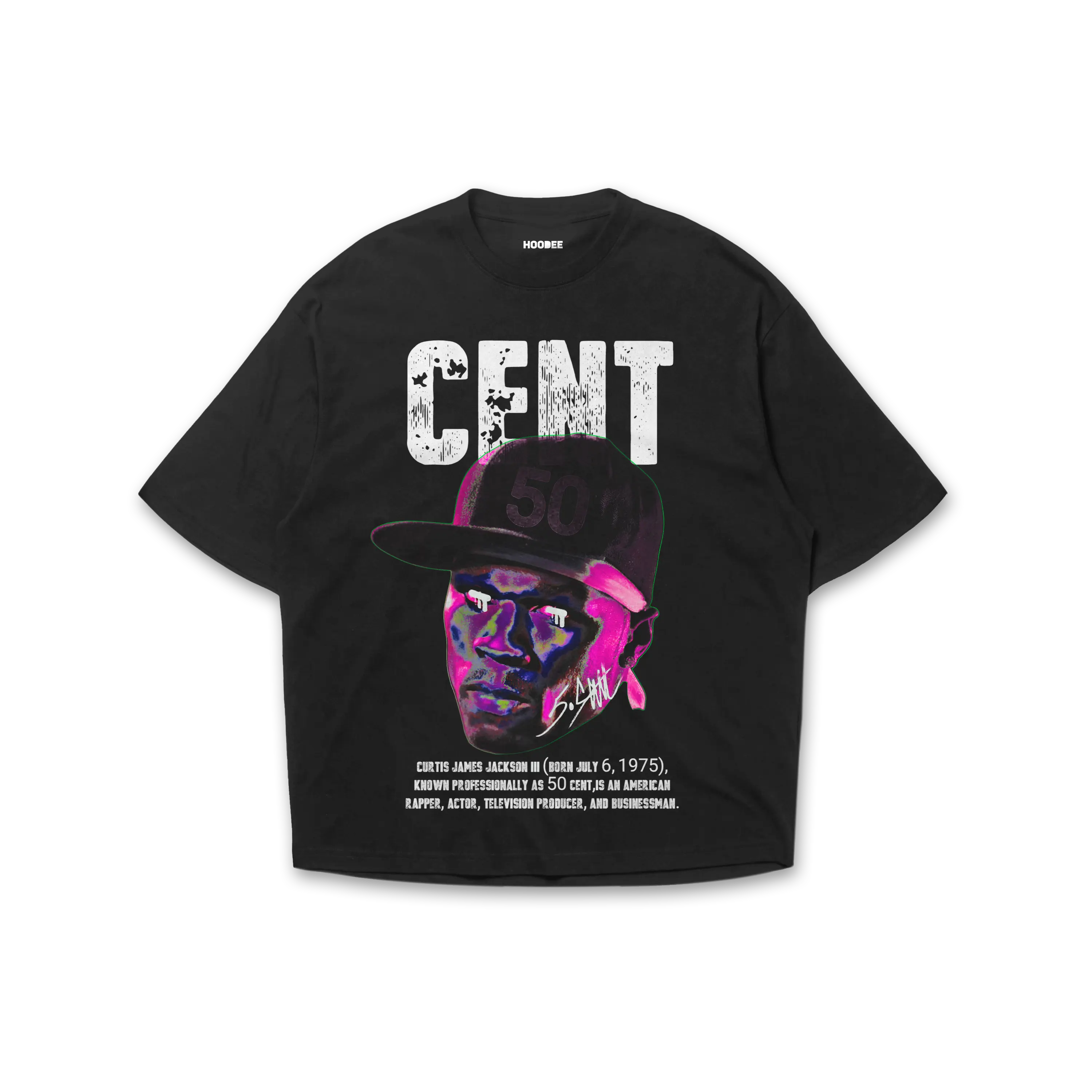 Playera 50 Cent Head HOODEE
