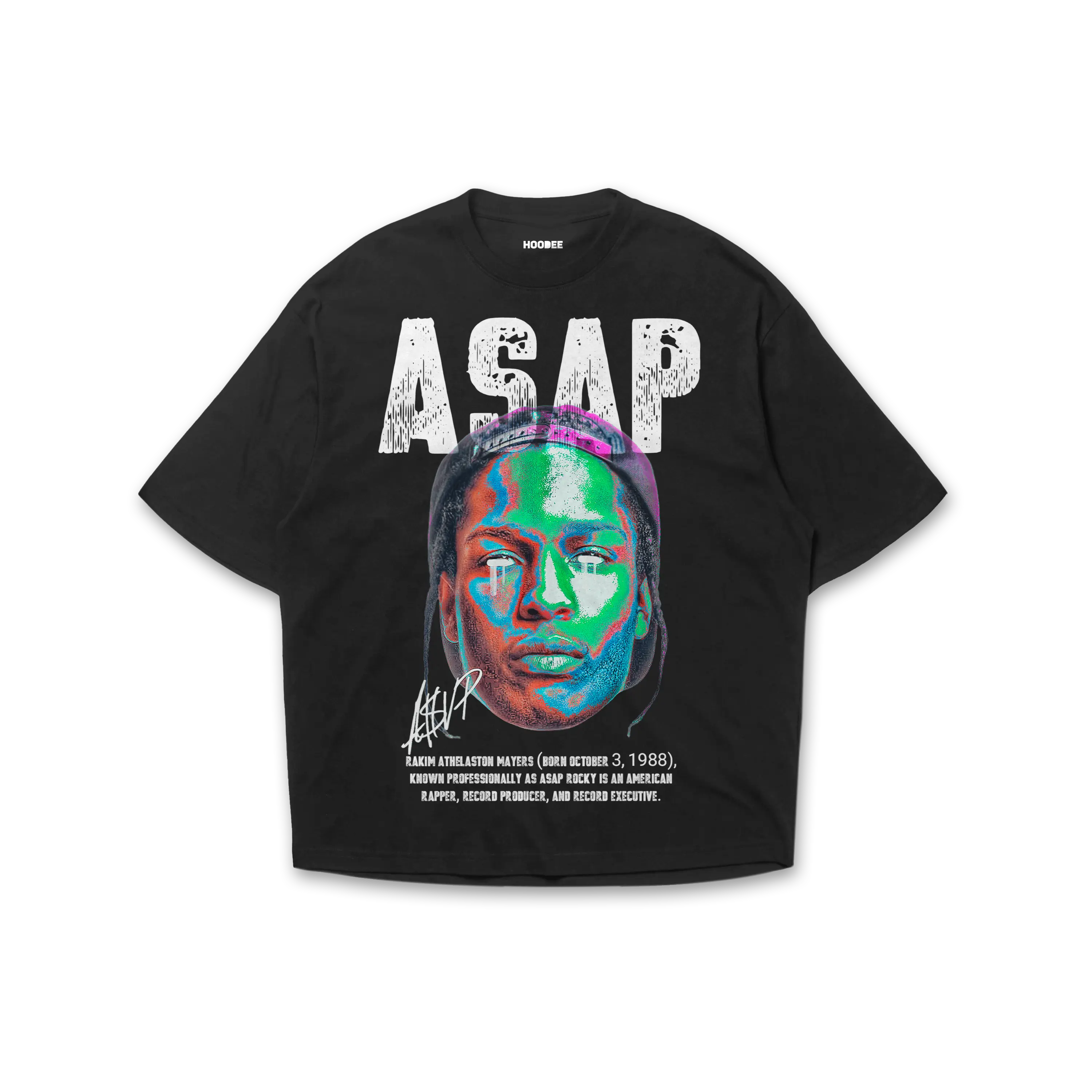 Playera Asap Rocky Head HOODEE