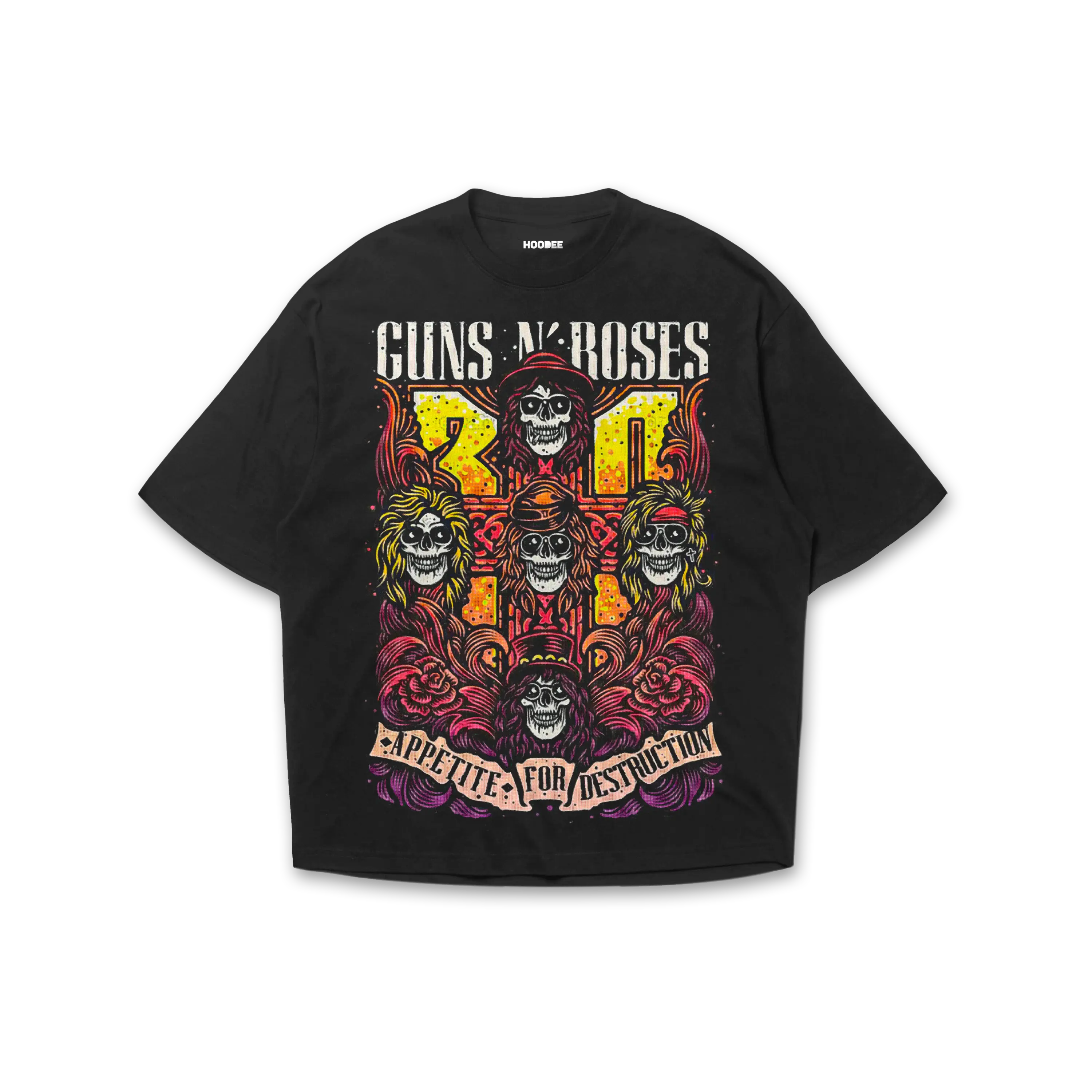 Playera Guns n roses #1 HOODEE