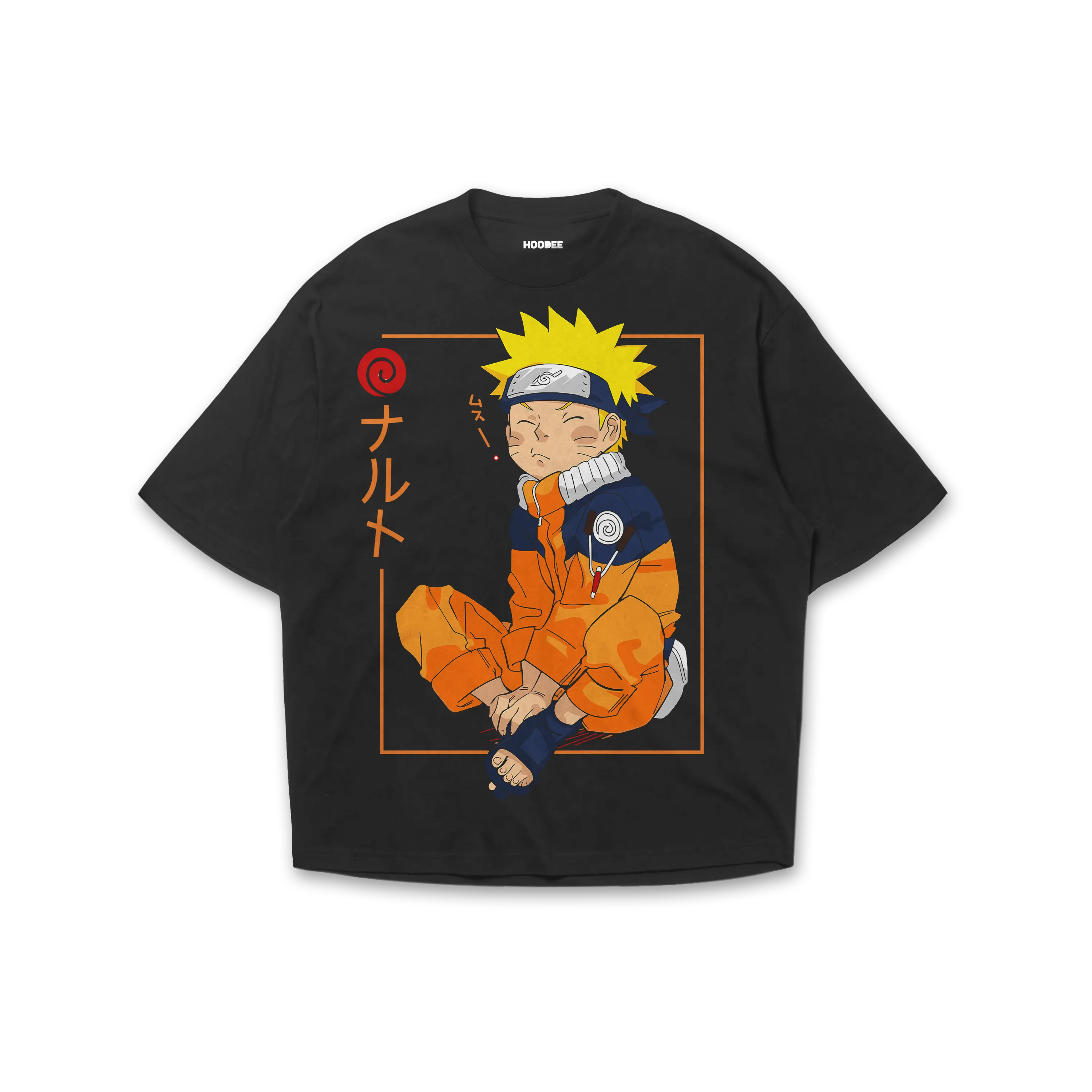 Playera oversize Naruto #4 HOODEE