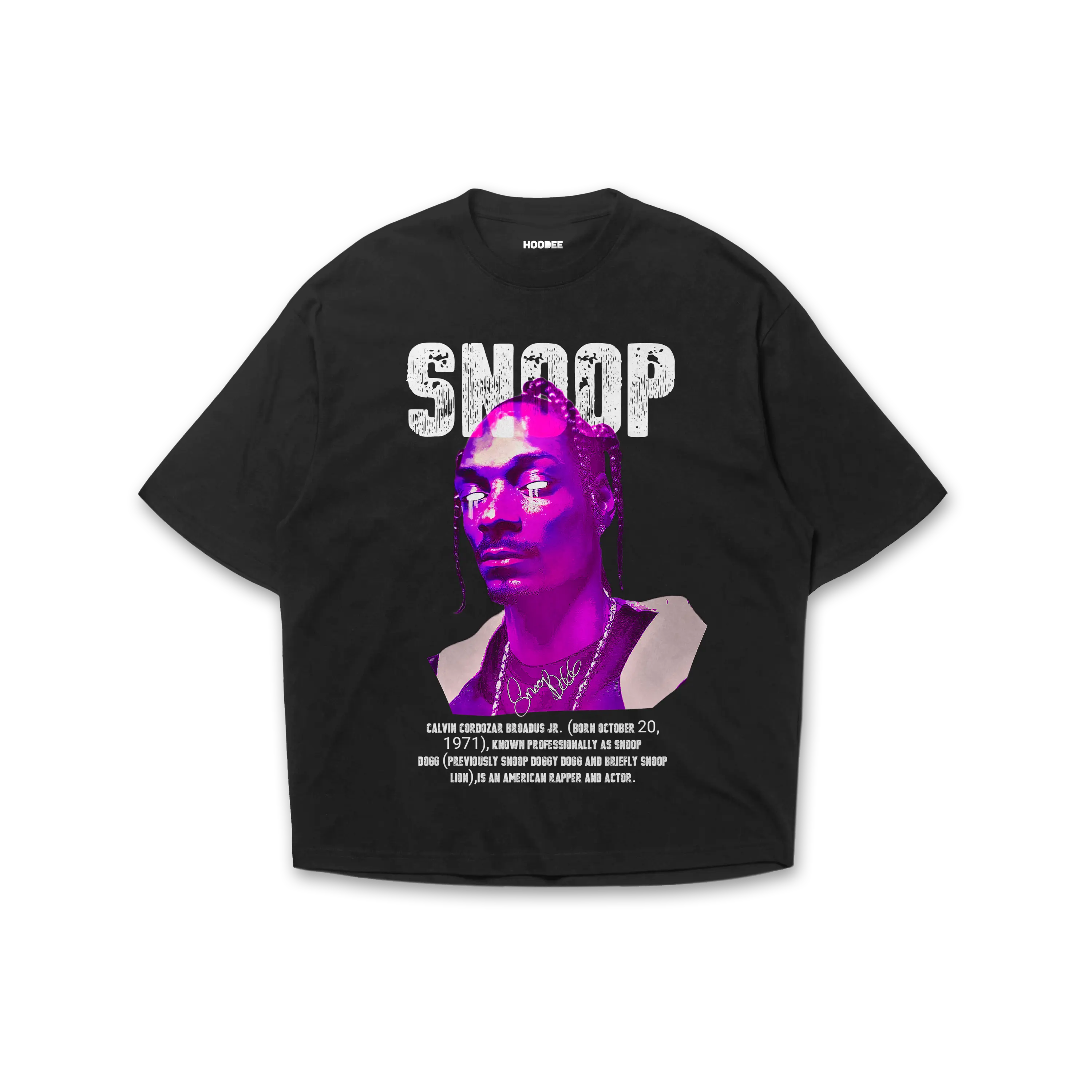Playera Snoop dogg Head HOODEE