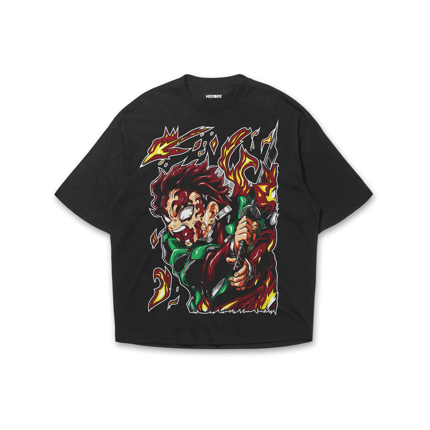 Playera oversize Demon slayer - Tanjiro Kamado