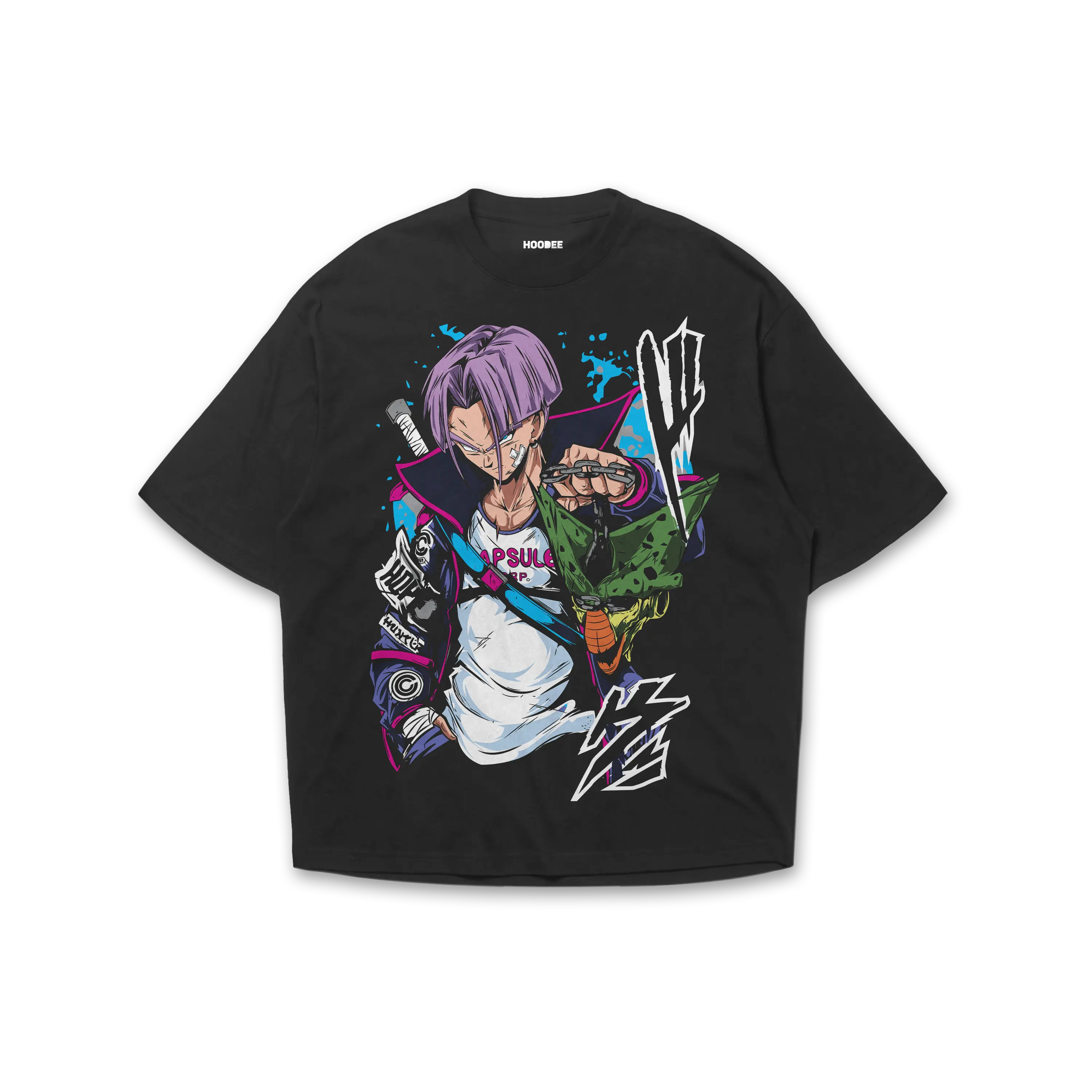 Playera oversize Dragon Ball Z - Trunks #12 HOODEE